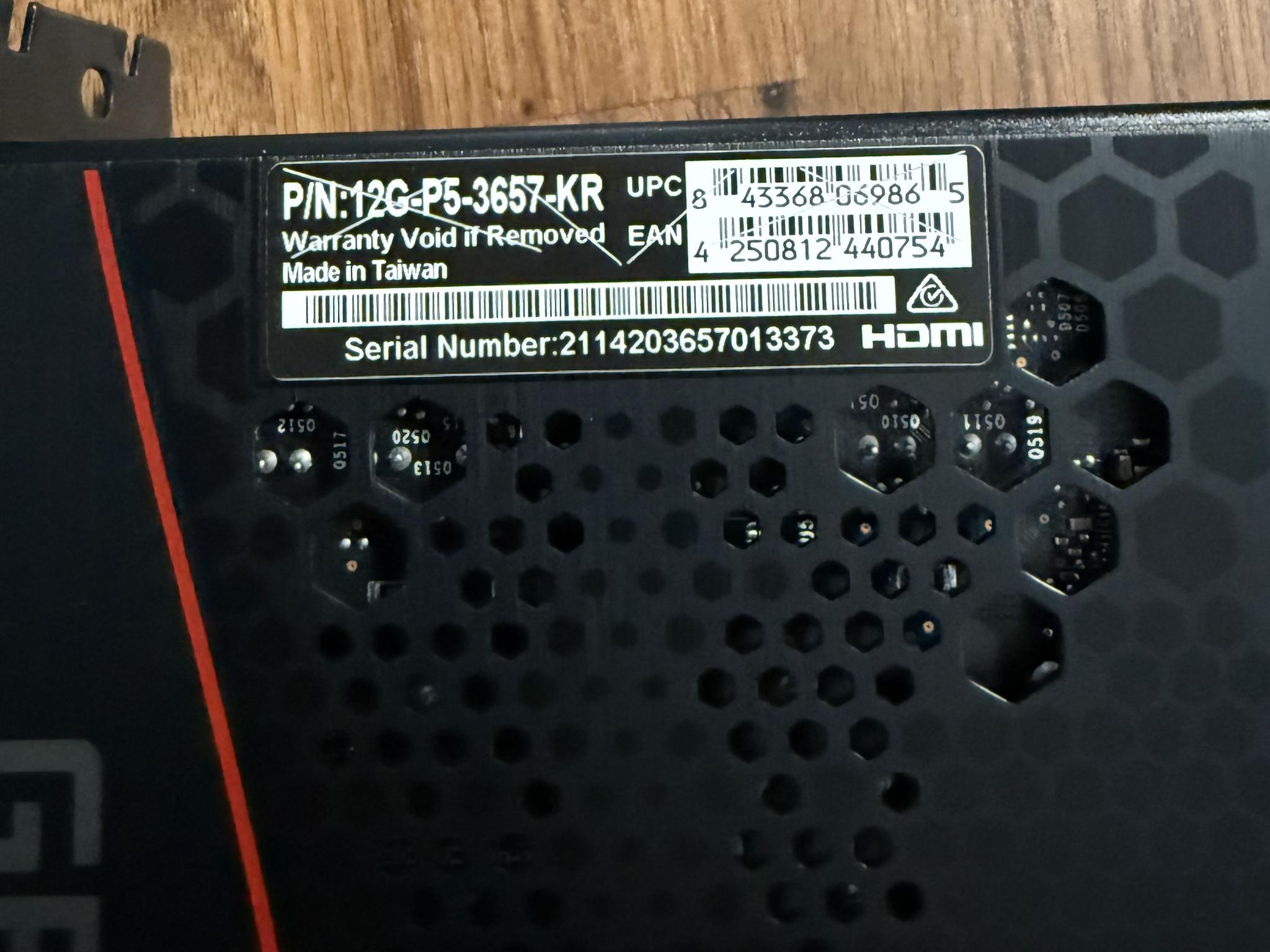 EVGA RTX 3060 XC GAMING 12GB GDDR6 Graphics Card (12G-P5-3657-KR)