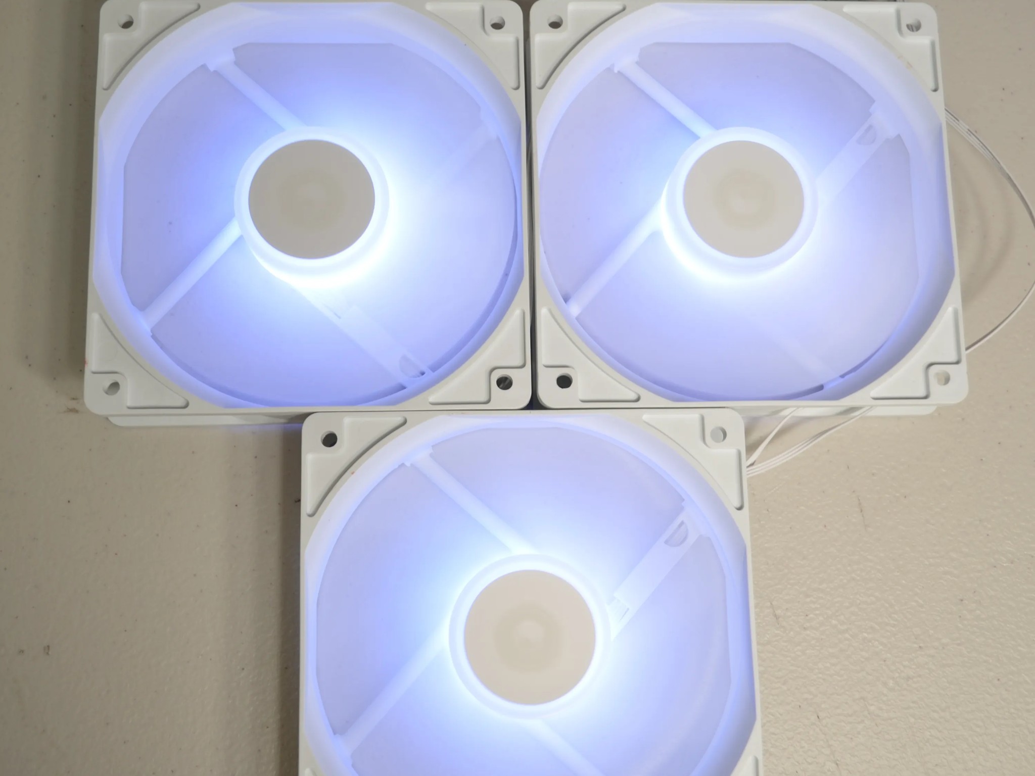 3 Argb PC case fans