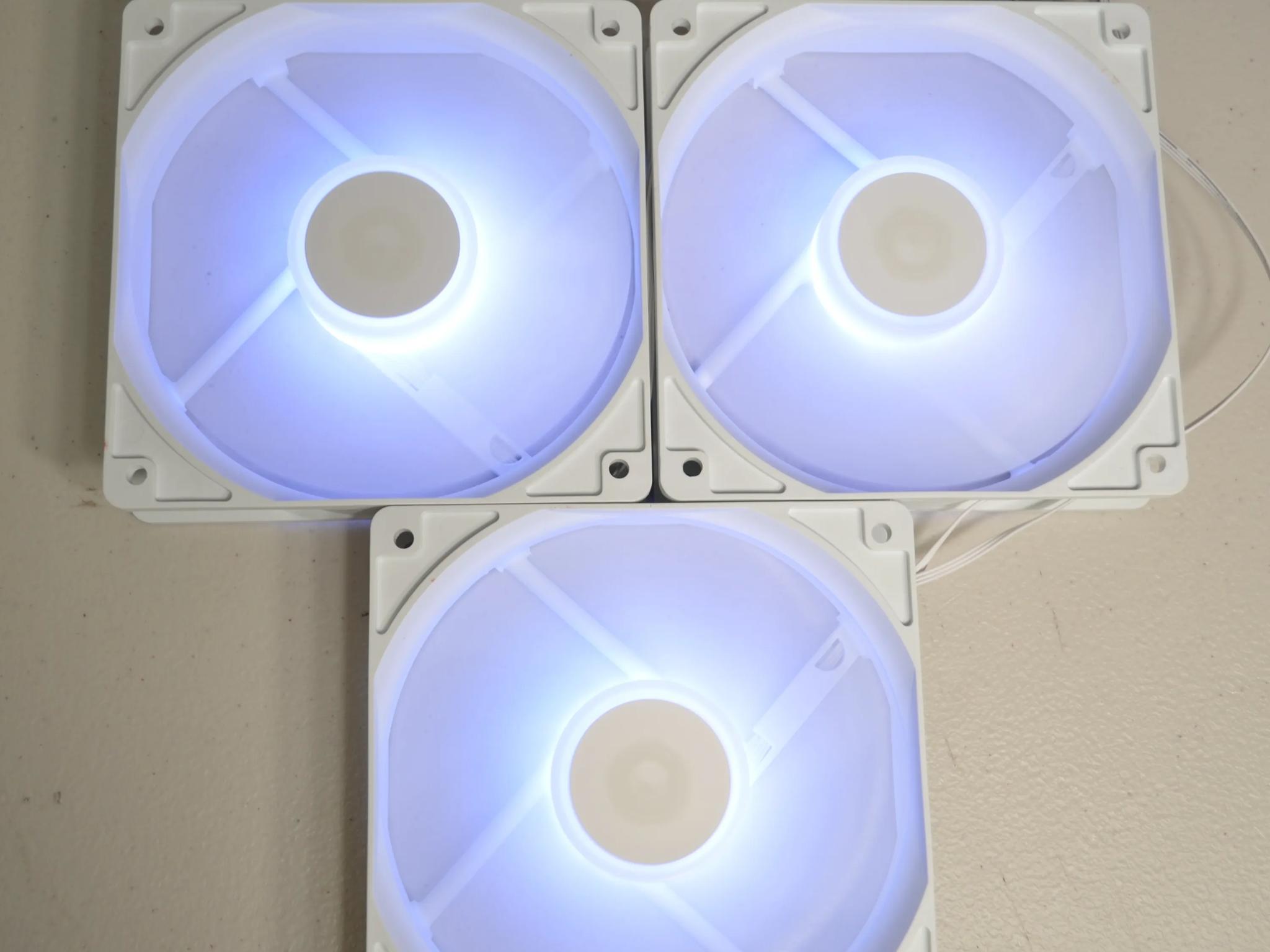 3 Argb PC case fans