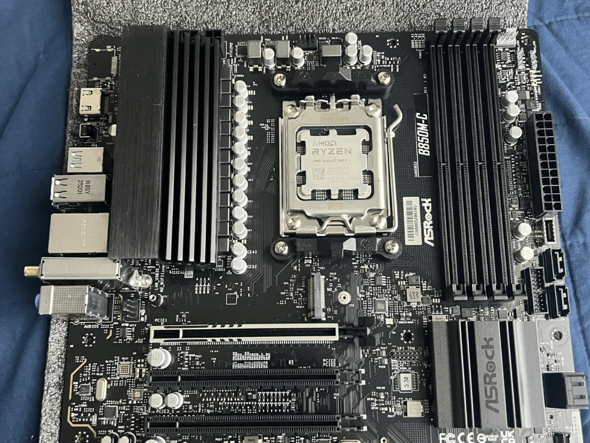 asrock b850 micro atx+ a ryzen 7600x