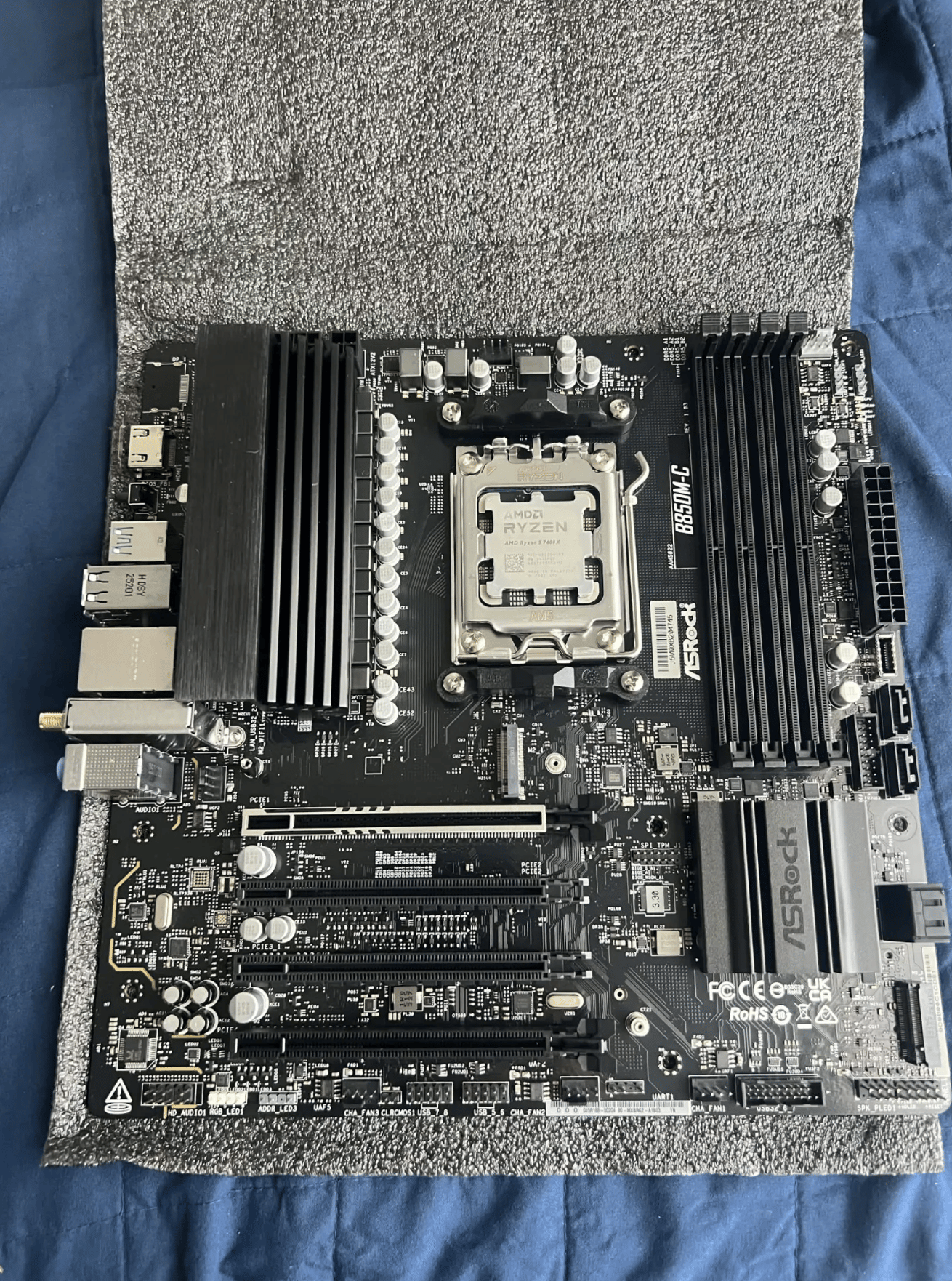 asrock b850 micro atx+ a ryzen 7600x