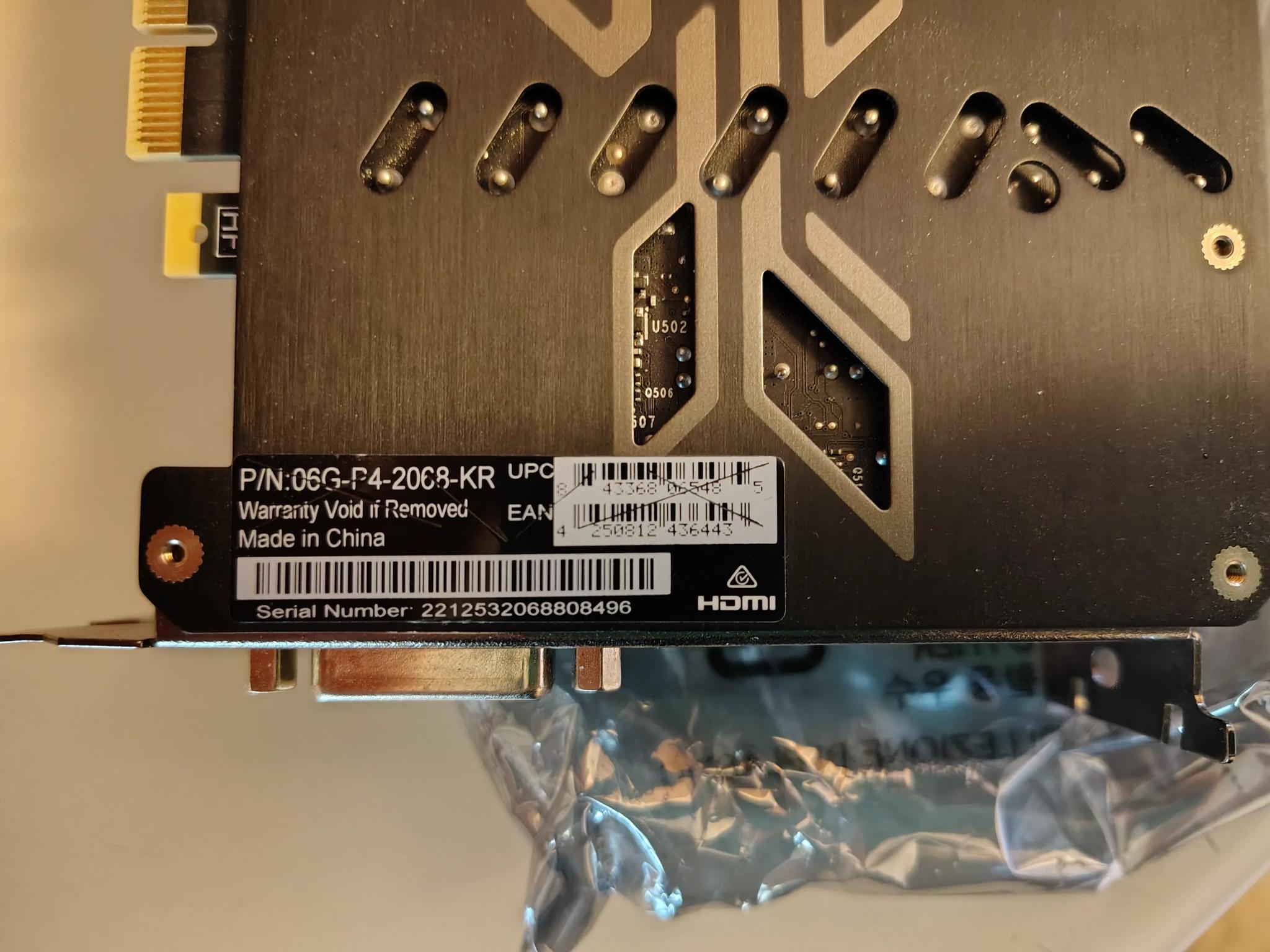 EVGA 2060 Super 8GB GeForce Graphics card