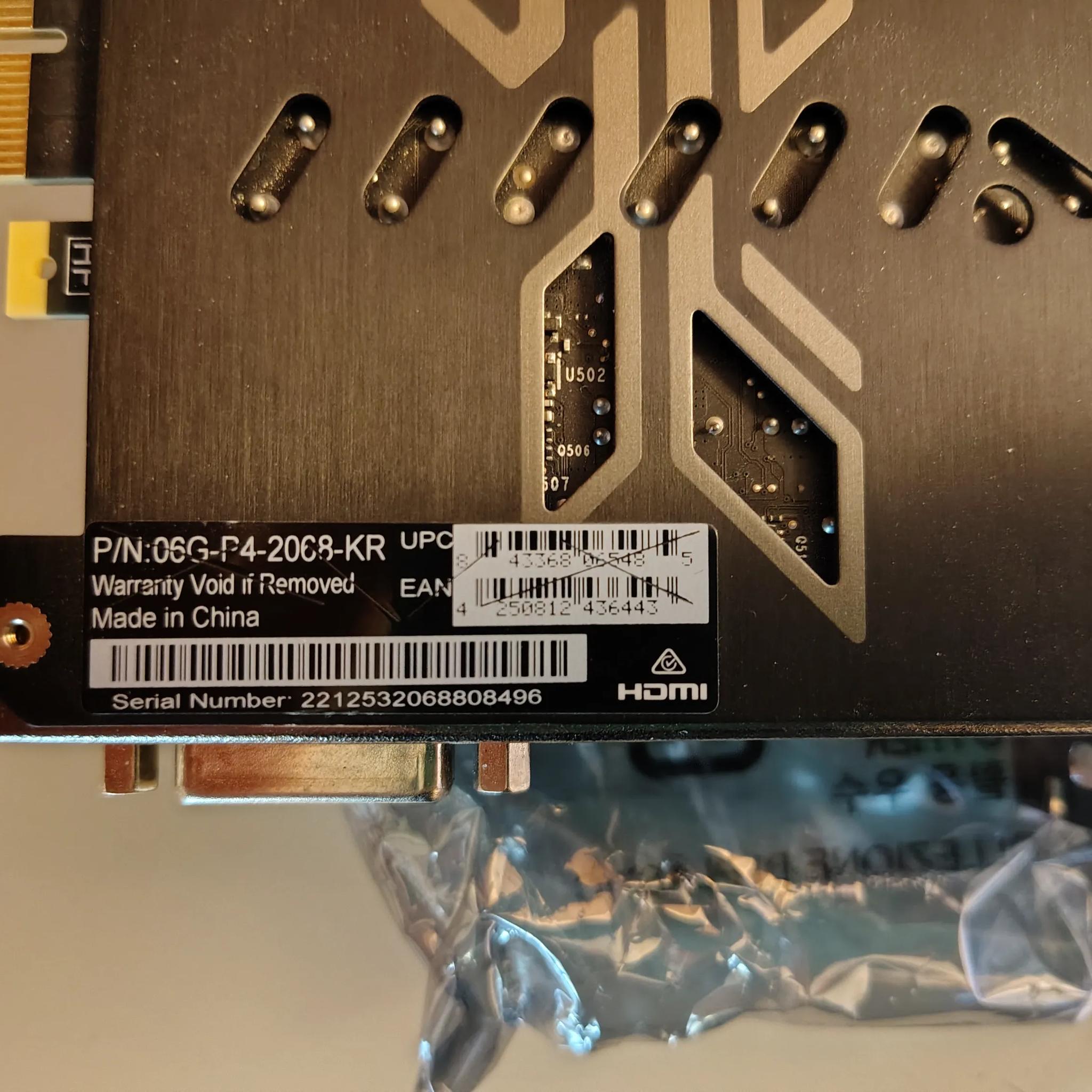 EVGA 2060 Super 8GB GeForce Graphics card