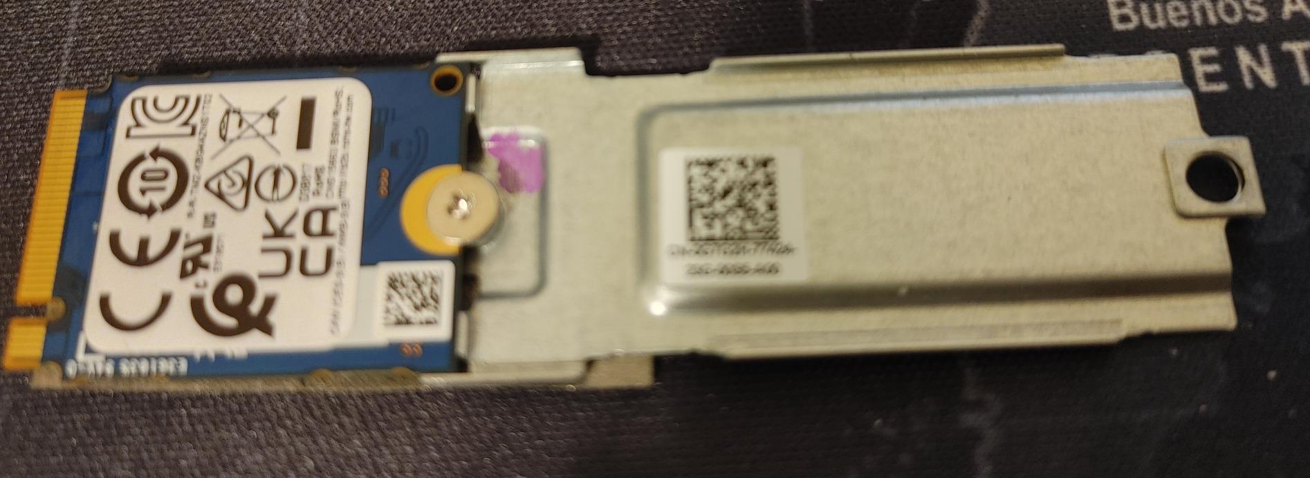 Toshiba 500gb 2230 NVME SSD Working Pull with 2280 extension