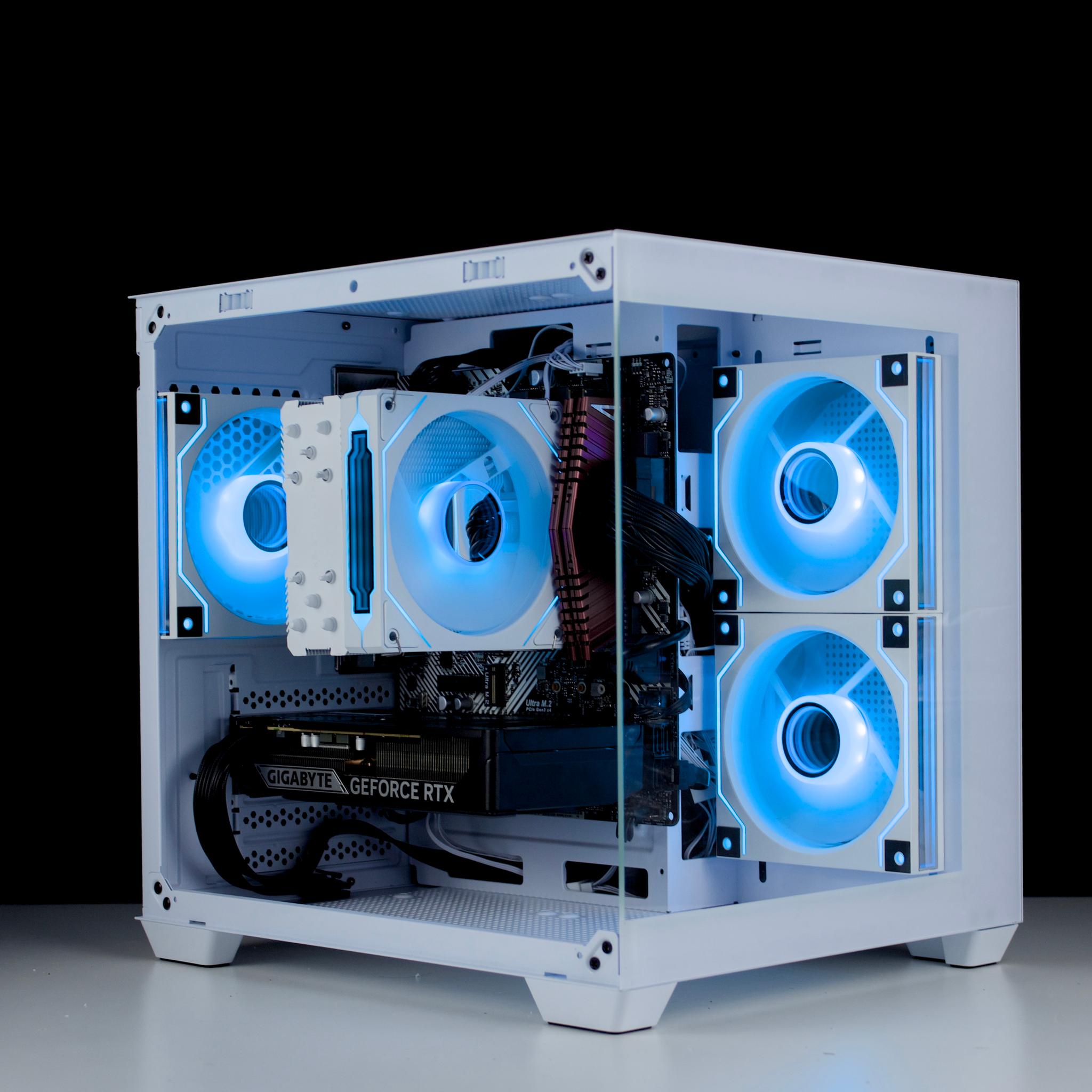 🧊❄️🧊 White Gaming PC – RTX 5060 , Ryzen 5 5500, 16GB RAM, 1TB SSD - WiFi, BlueTooth 🧊❄️🧊