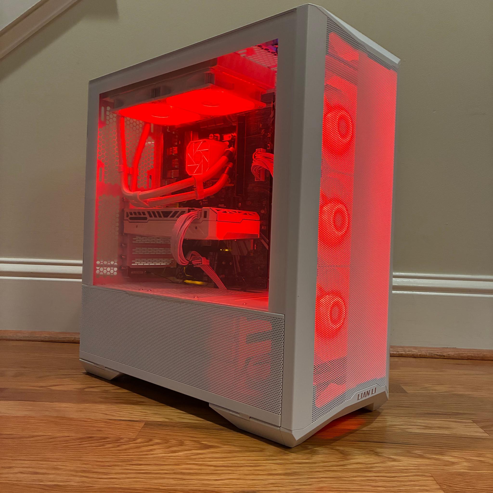 RTX 3060 Ti i7 9700K CUSTOM WHITE GAMING PC 1TB PCIe 4.0 NVME 16GB DDR4 WIFI BLUETOOTH WINDOWS 10/11