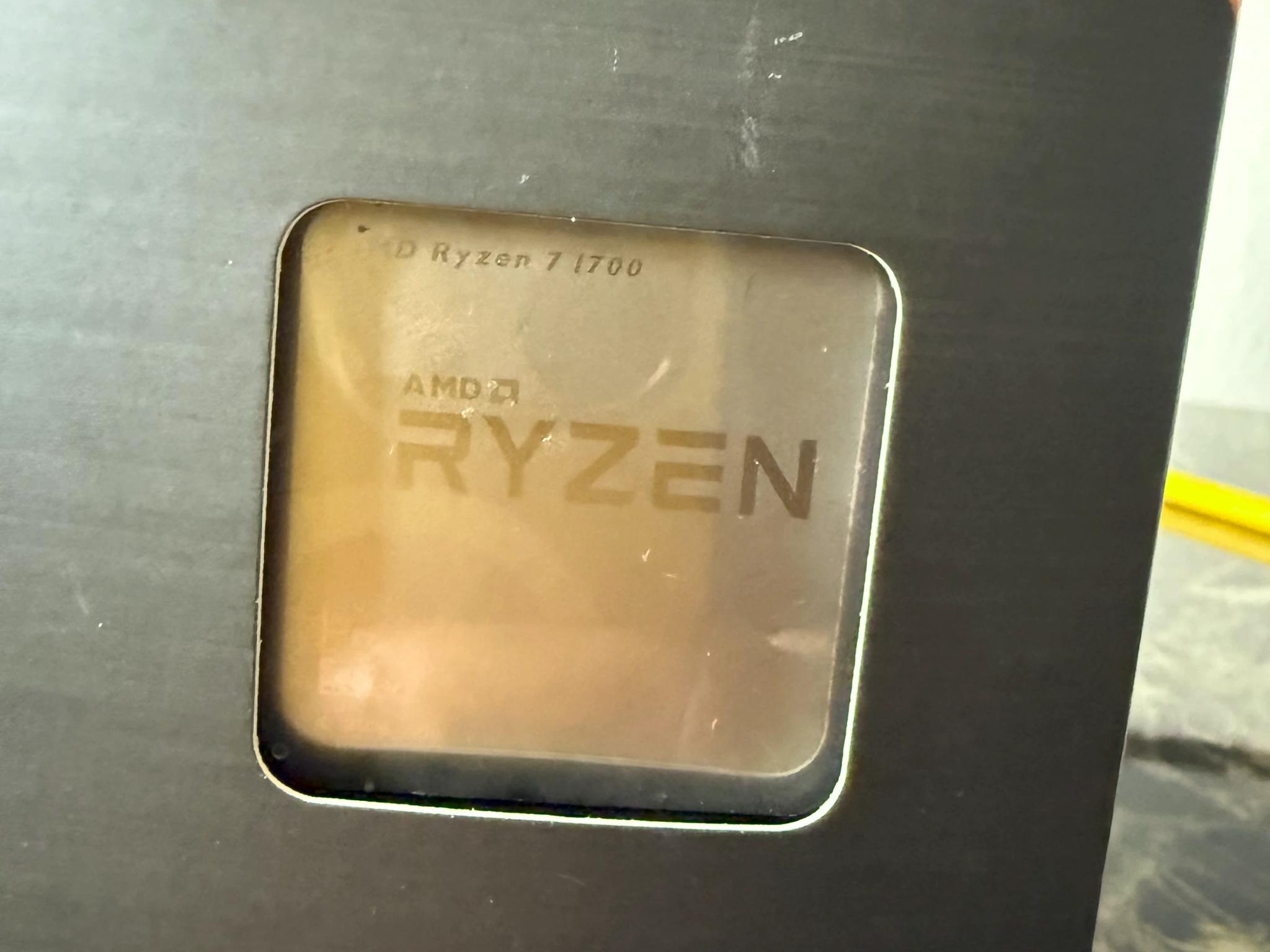 AMD Ryzen 7 1700 AM4 3.0GHz 8C/16T 16MB AM4 65W Desktop CPU Processor