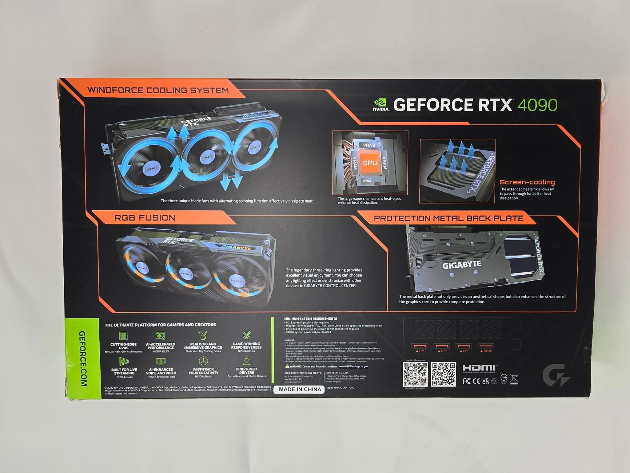 Gigabyte GeForce RTX 4090 Gaming OC 24G