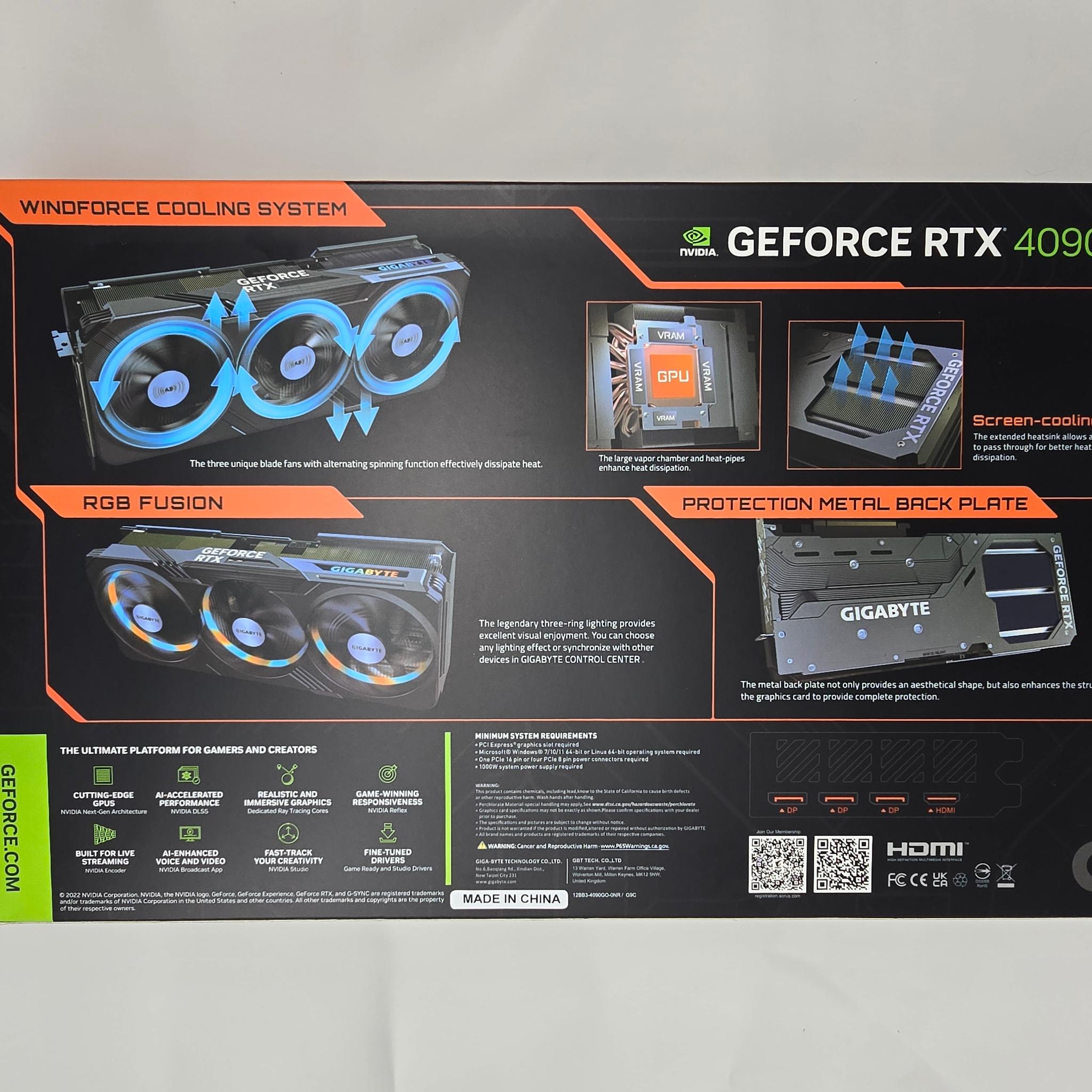 Gigabyte GeForce RTX 4090 Gaming OC 24G