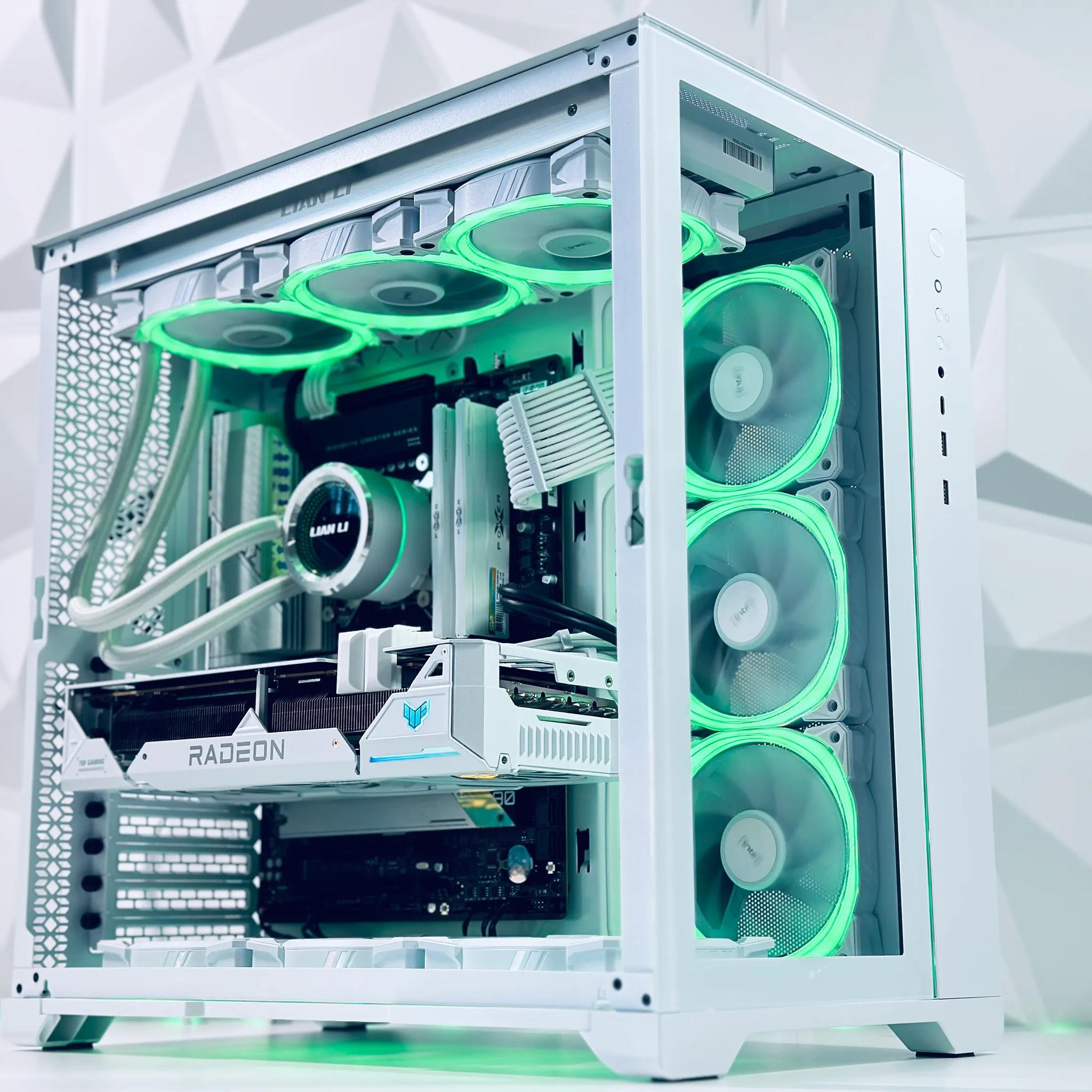 🧡✴️Extreme Liquid Cooled Gaming PC✴️AMD RX 7800 XT 16GB✴️Intel 13500 14 core✴️32GB DDR5✴️1TB NVME