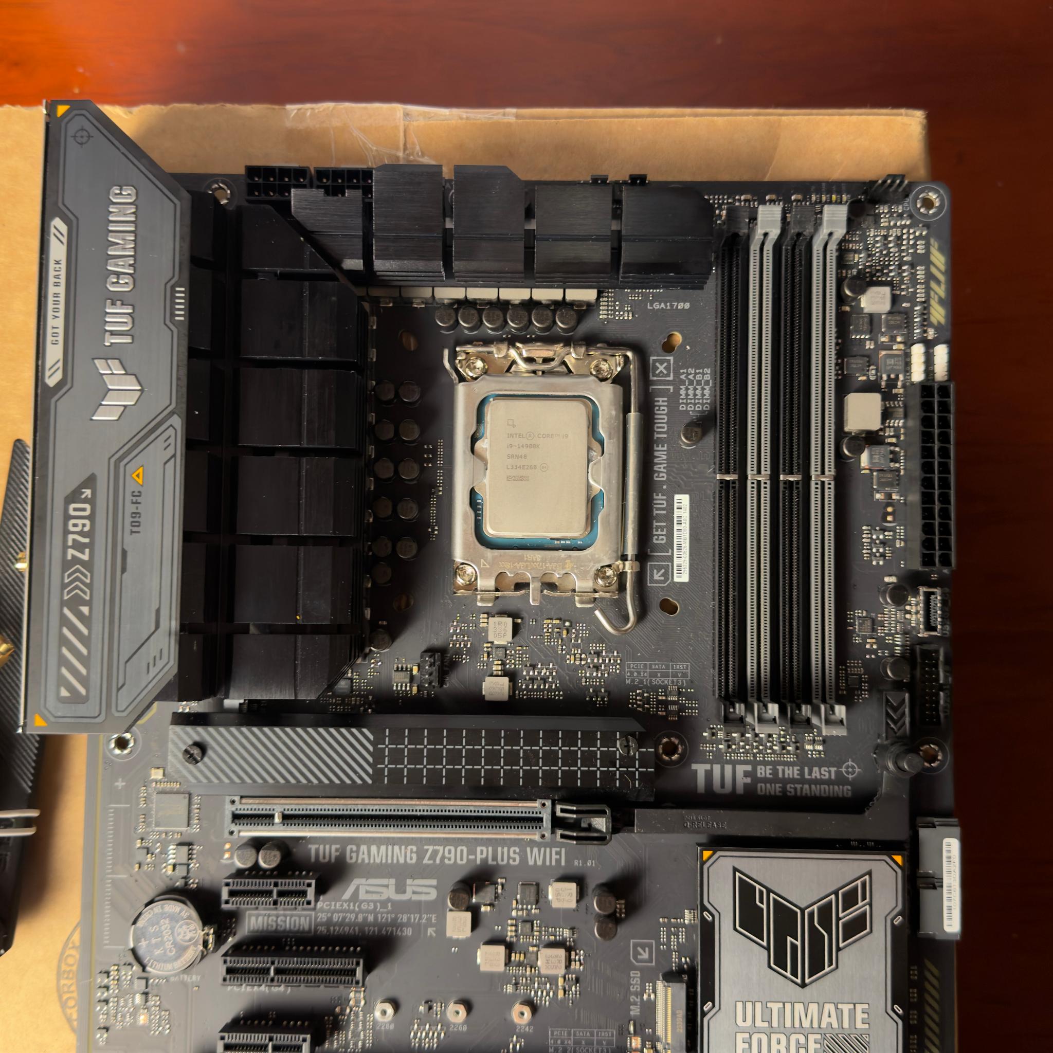 14900k + Asus Tuf Gaming Z790 Plus WiFi