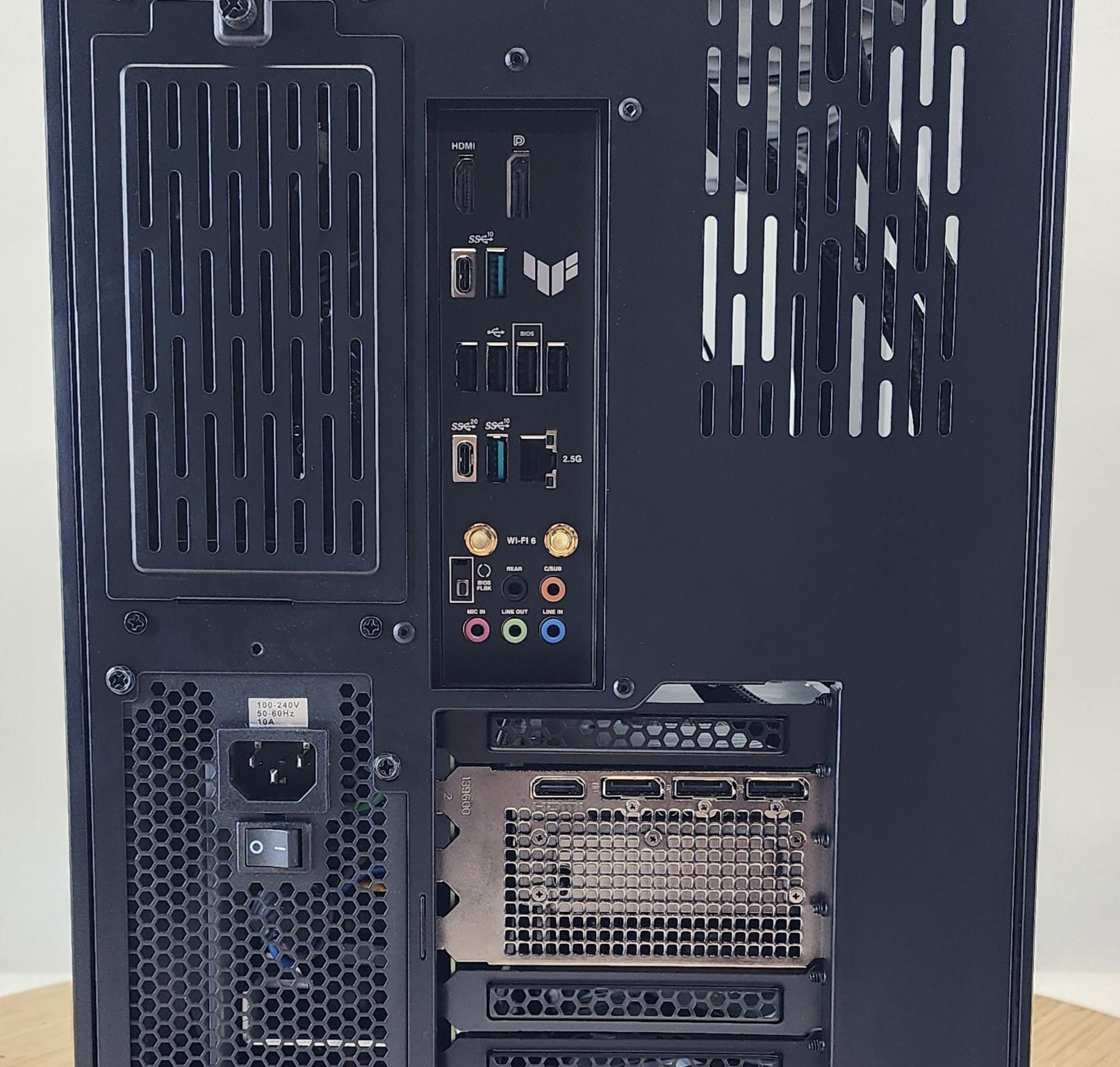 Gaming PC Ryzen 7 9800X3D 32GB RAM 2TB SSD RTX 4070 Ti SUPER 16GB Win11 Computer