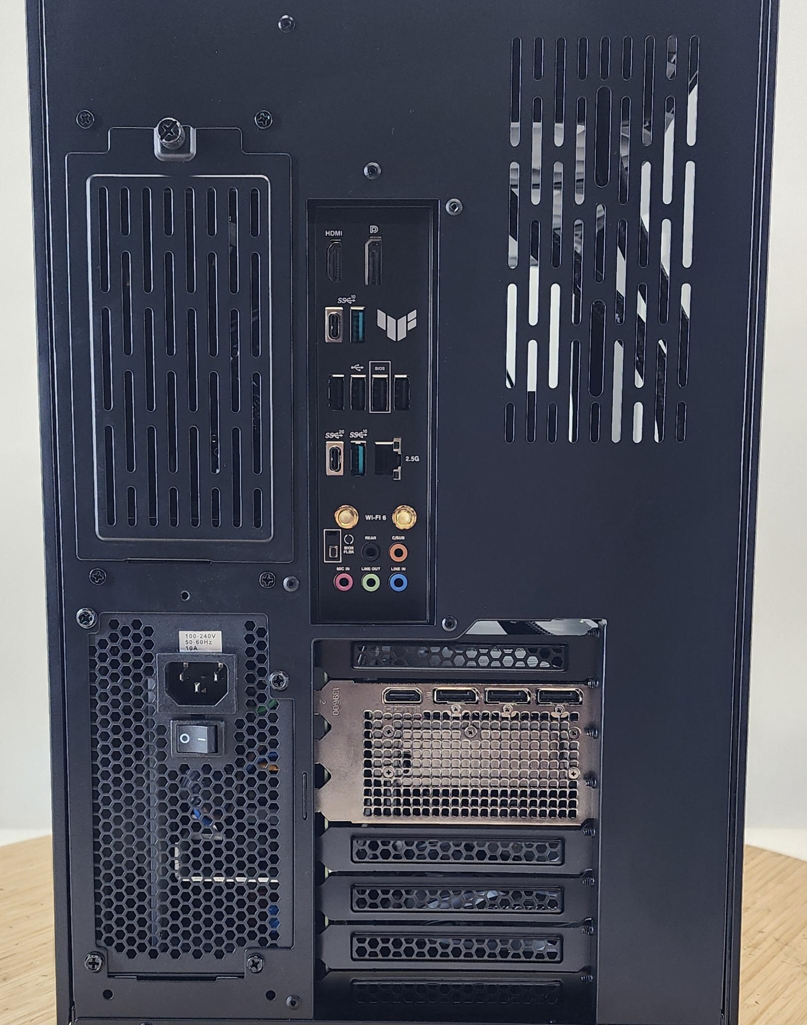 Gaming PC Ryzen 7 9800X3D 32GB RAM 2TB SSD RTX 4070 Ti SUPER 16GB Win11 Computer