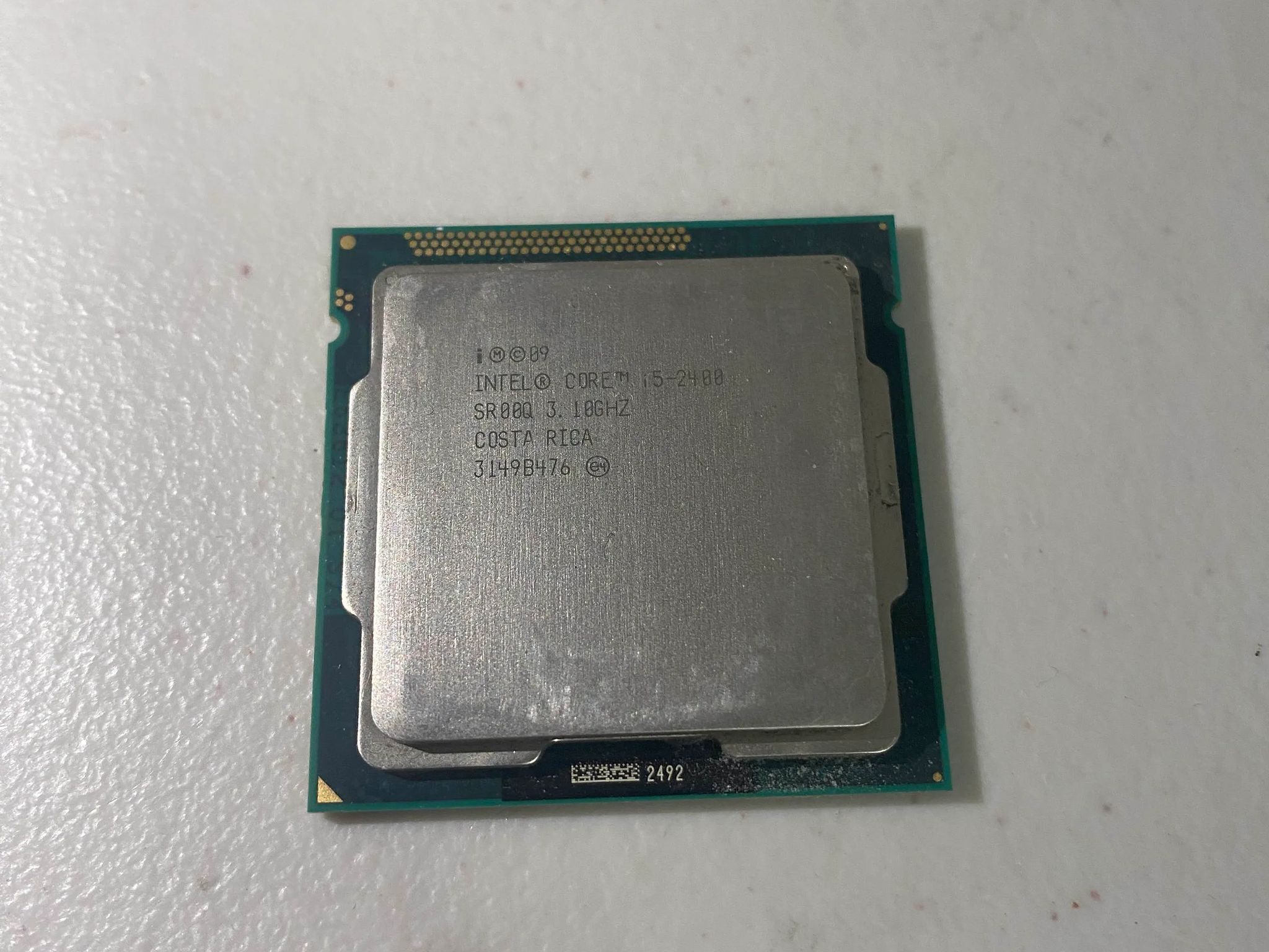 Intel Core i5-2400 3.1GHz Base 3.4GHz Boost 4 Core 4 Thread Processor LGA 1155