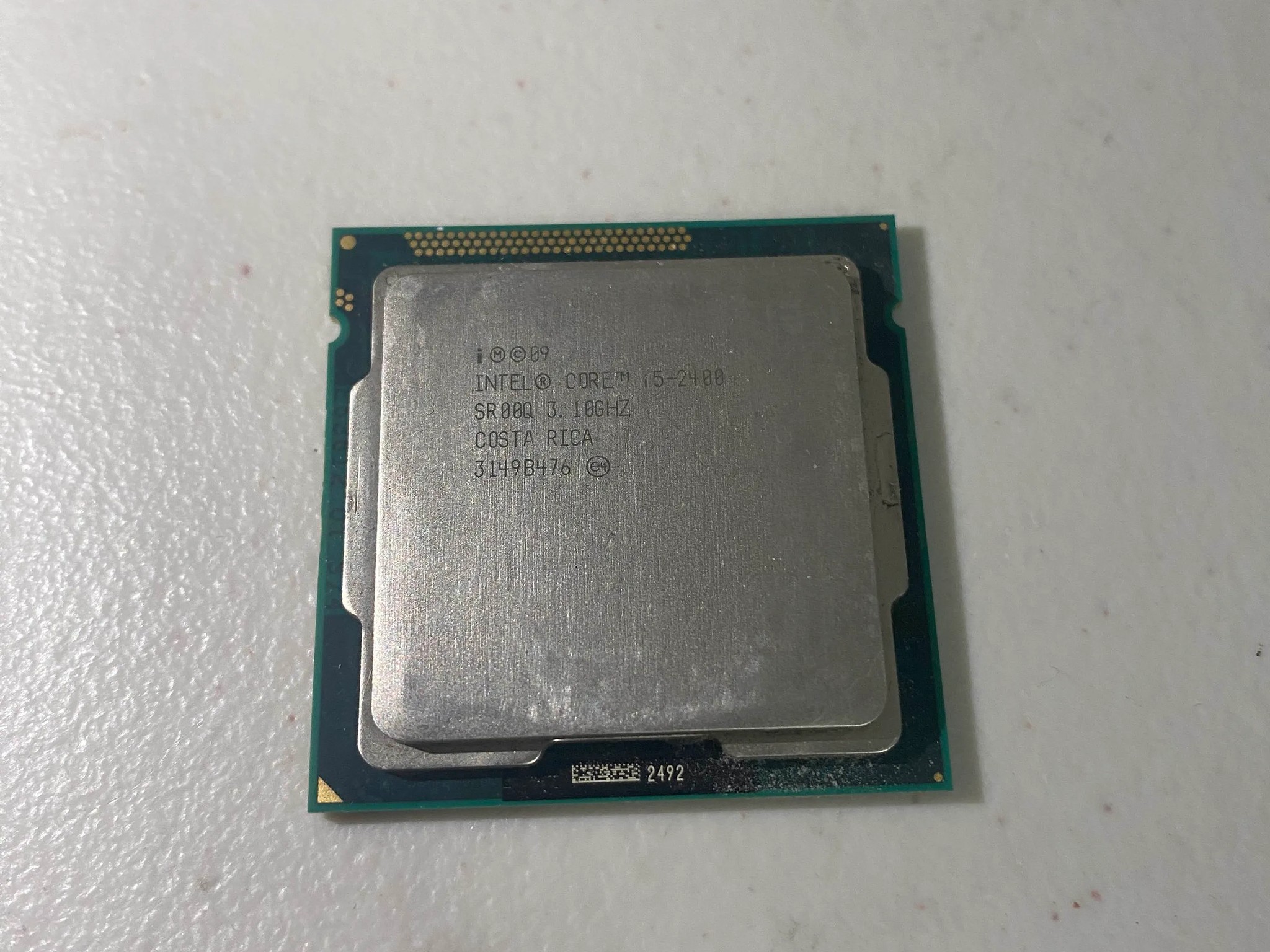 Intel Core i5-2400 3.1GHz Base 3.4GHz Boost 4 Core 4 Thread Processor LGA 1155