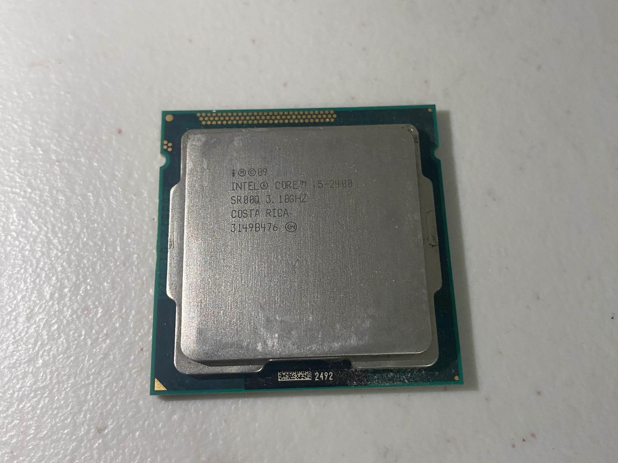 Intel Core i5-2400 3.1GHz Base 3.4GHz Boost 4 Core 4 Thread Processor LGA 1155