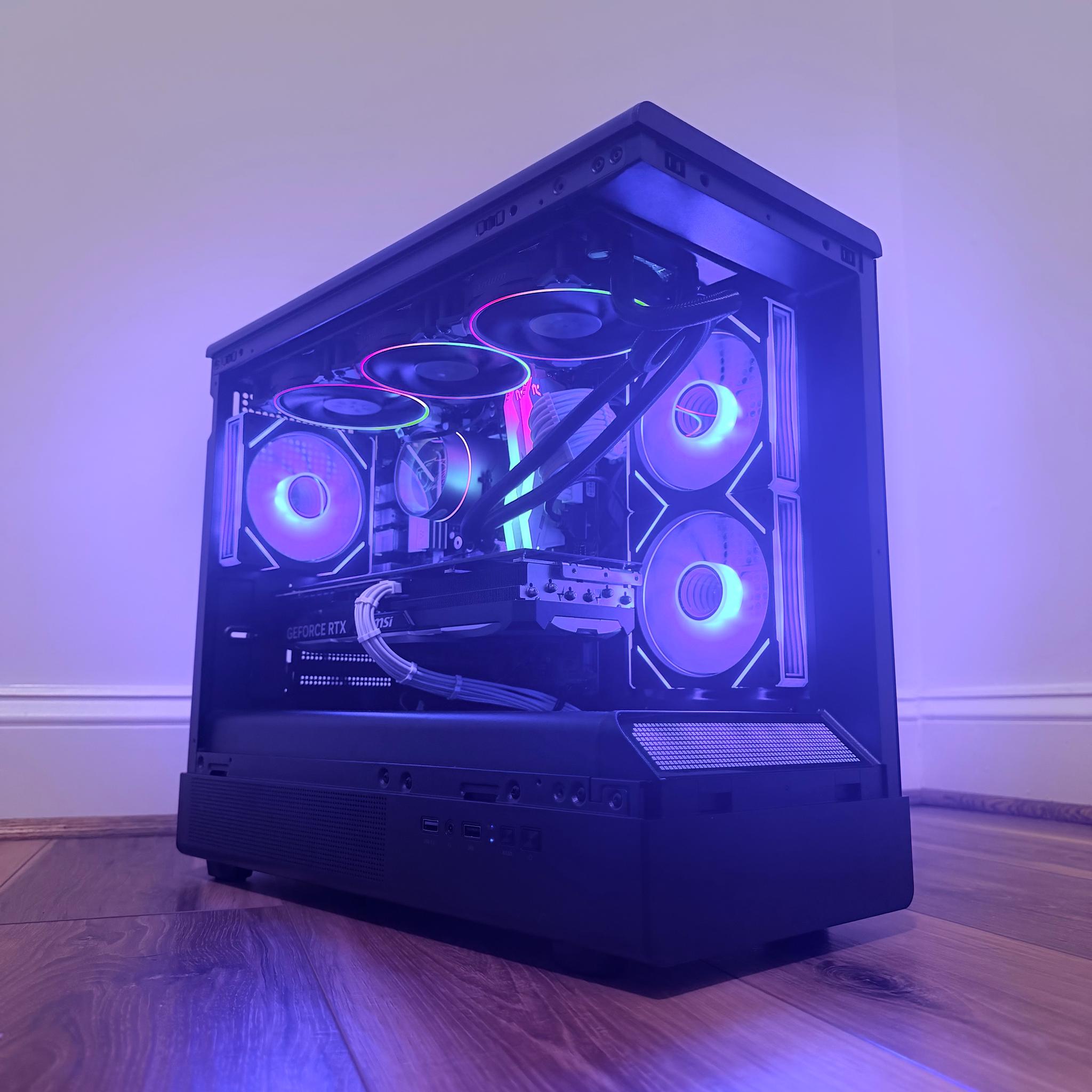 ⚫️"Obsidian Pulse"⚫️| 1440p/4k Gaming | RTX 4070 Ti | Ryzen 7 7700X | 32GB DDR5 | 2TB NVMe SSD