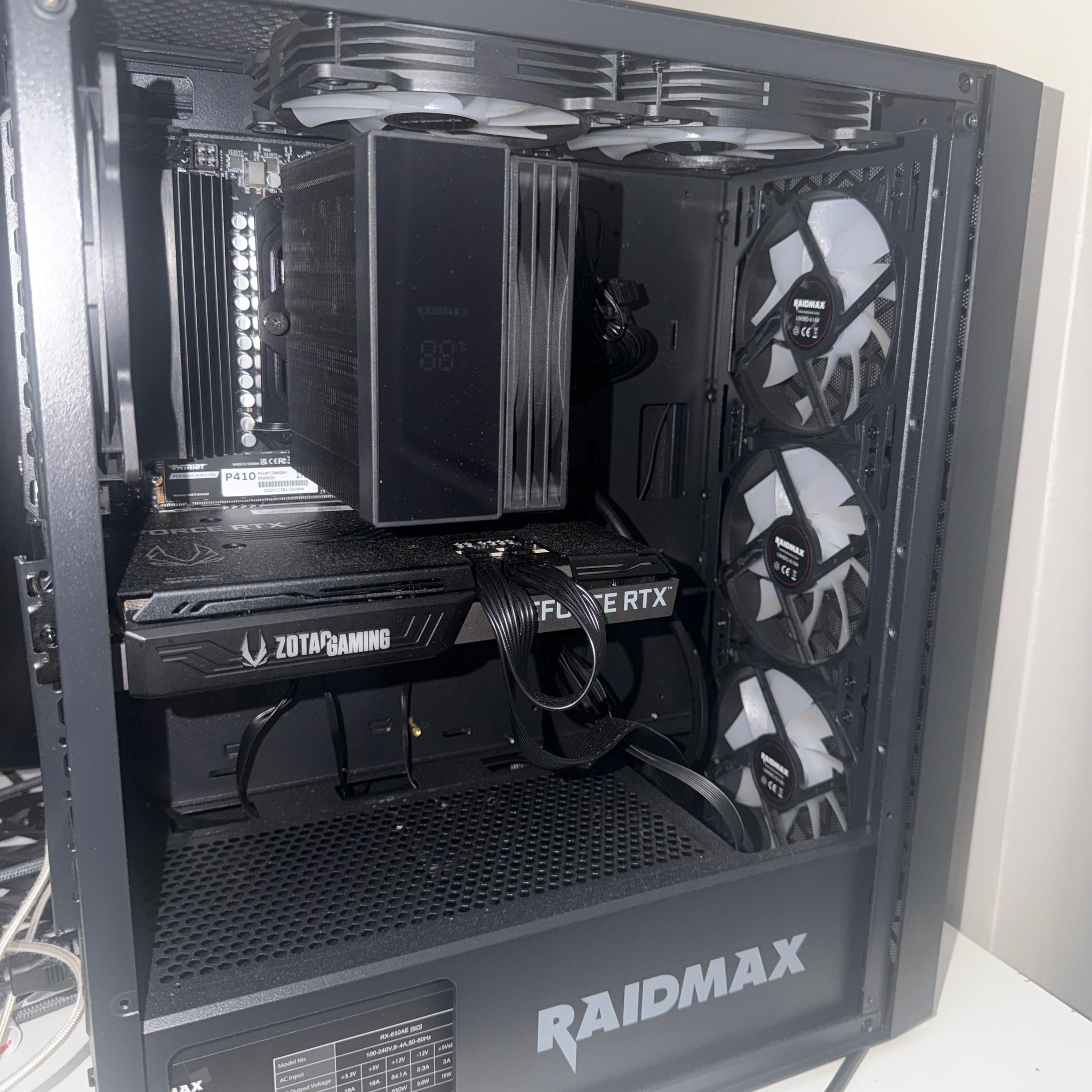 Custom Gaming PC | RTX 3070 OC, Ryzen 5 7500X3D, 16GB DDR5 RAM, 1TB NVMe SSD, WiFi 6E & BT