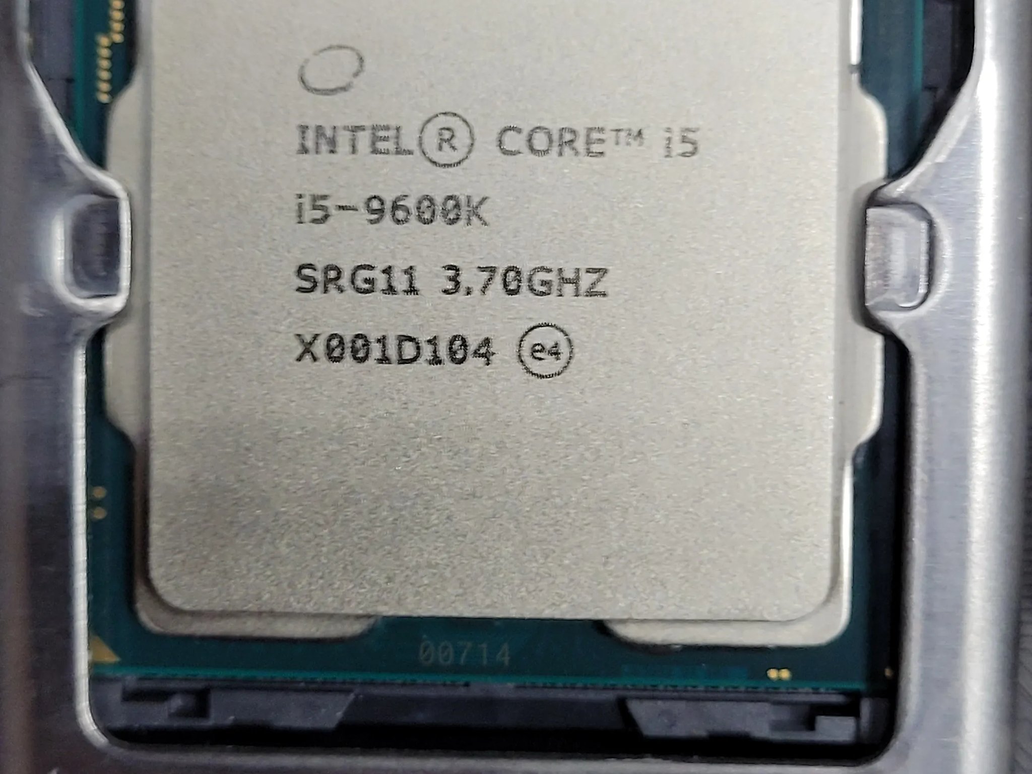 Intel i5-9600k cpu