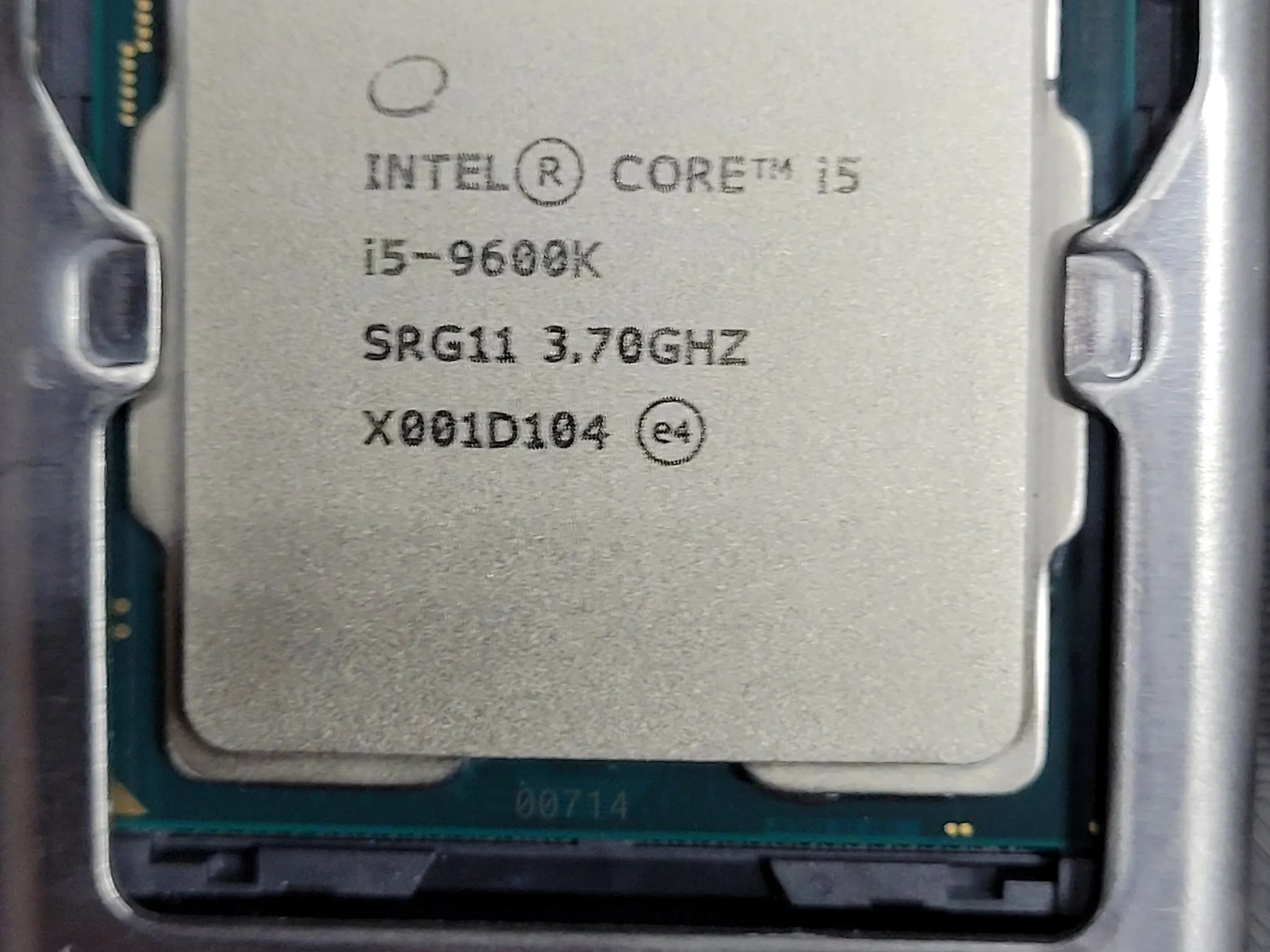 Intel i5-9600k cpu