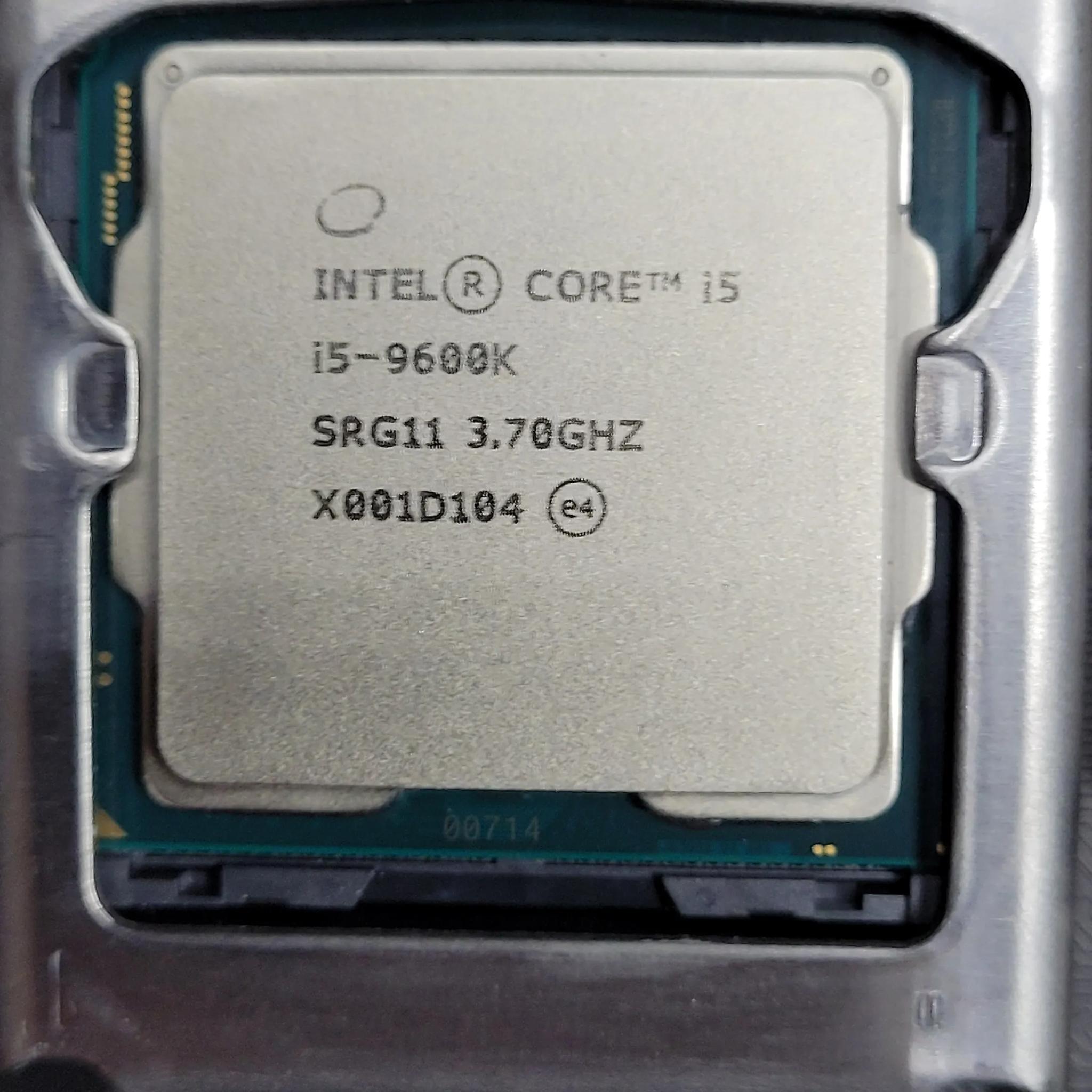 Intel i5-9600k cpu