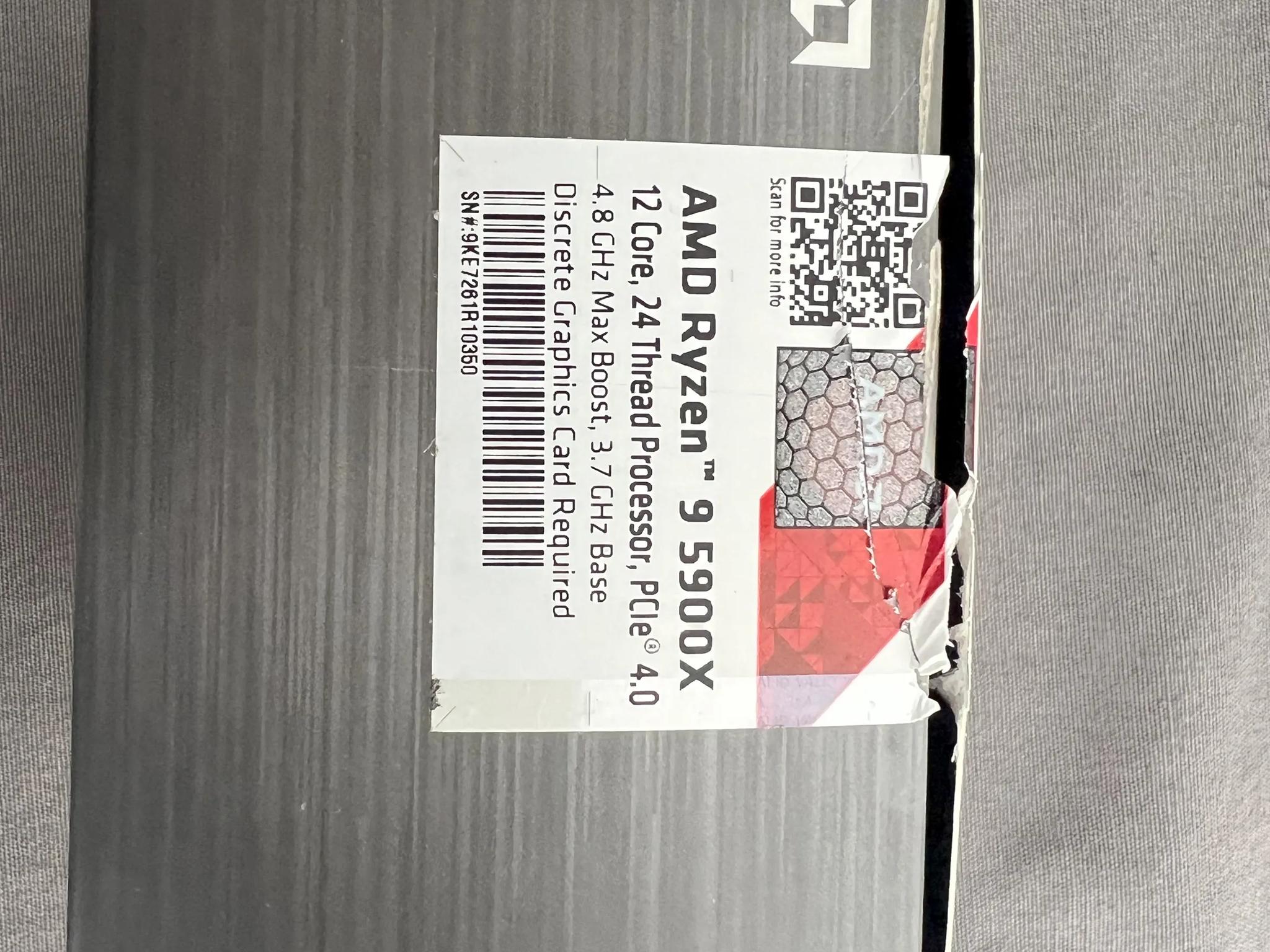 AMD Ryzen 9 5900x