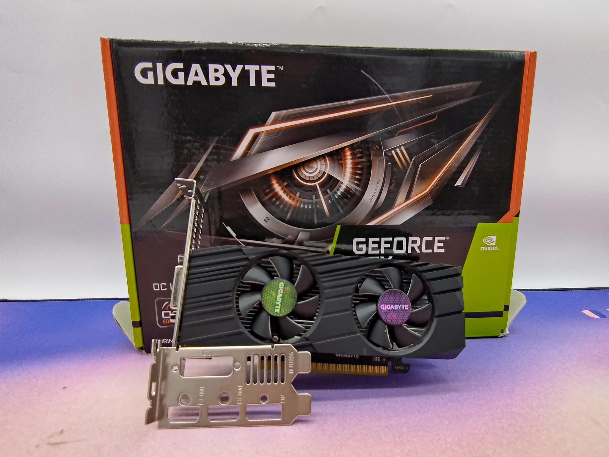 Gigabyte GTX 1650 OC Low Profile (Standard PCIE bracket included)