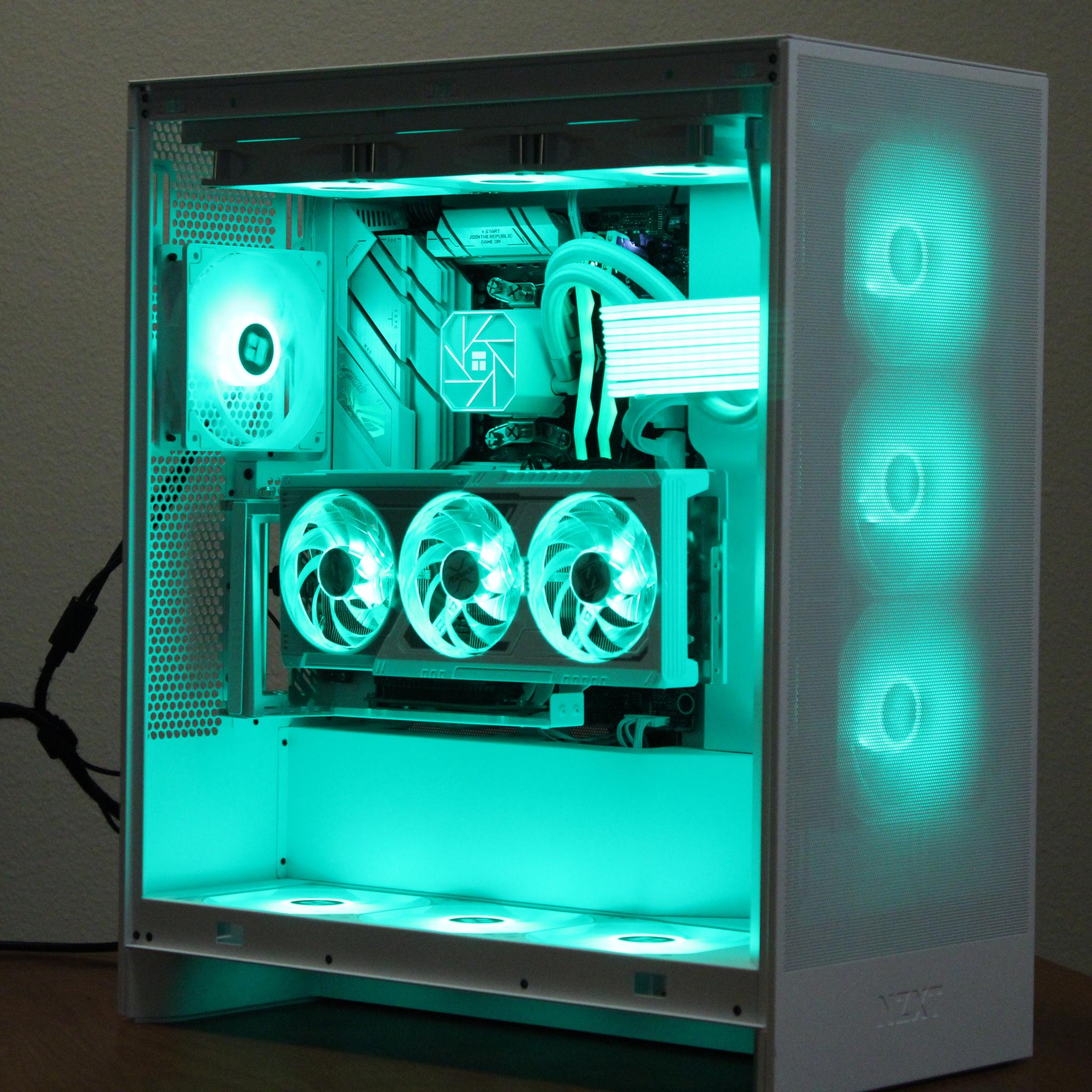 4K MONSTER - ASROCK 9070XT OC 16GB-R7 7800X3D-32GB DDR5 6000 CL36-ROG B650 WIFI-1TB SSD-RGB