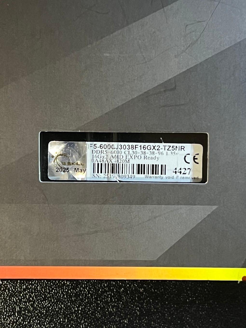 G.Skill Trident Z5 Neo RGB 32GB (2x16GB) DDR5 6000MHz CL30