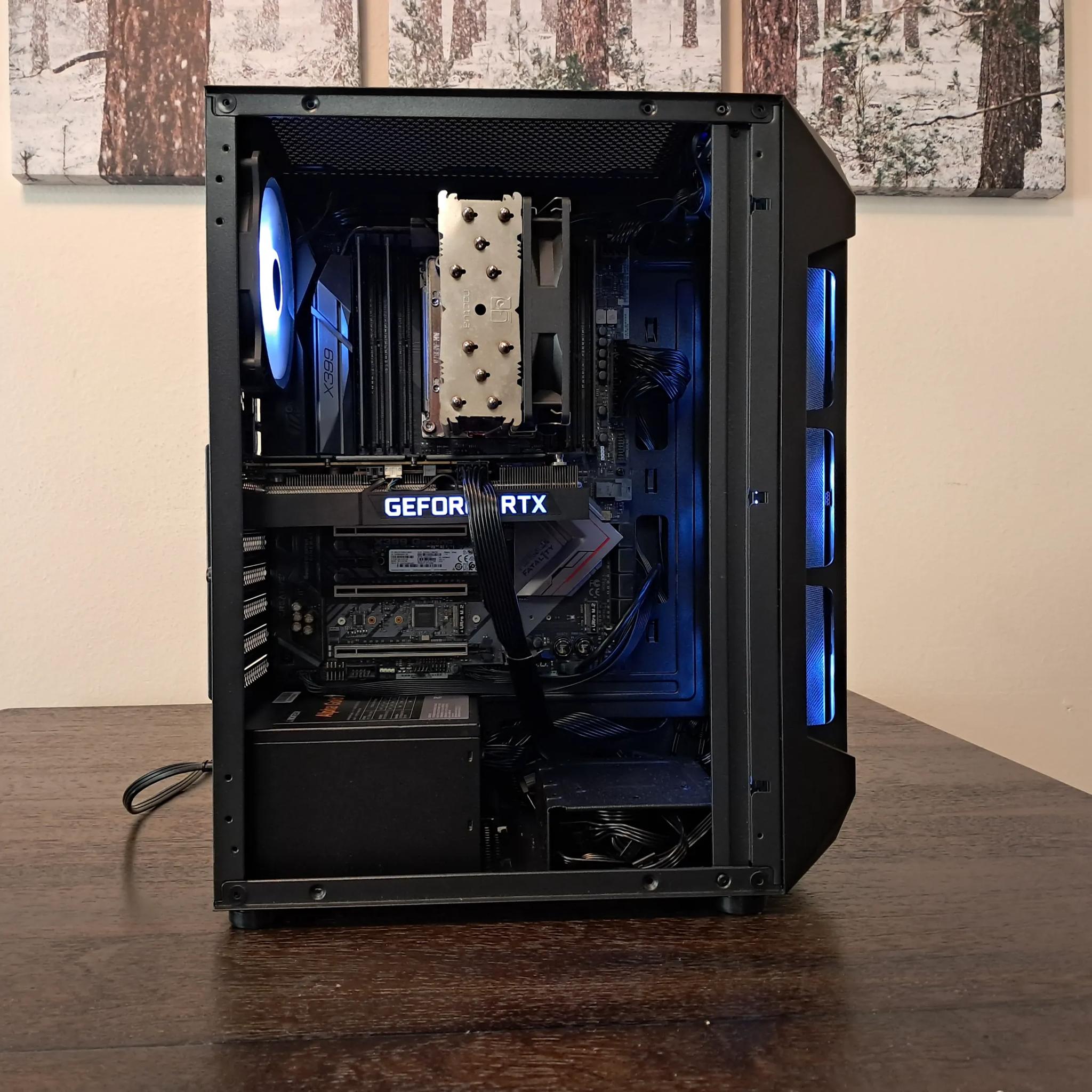 ⚫⚔️1080p Ultra Slayer⚔️⚫ Nvidia RTX 3060 Ti | AMD Threadripper 1900X | 1TB SSD | 32GB DDR4