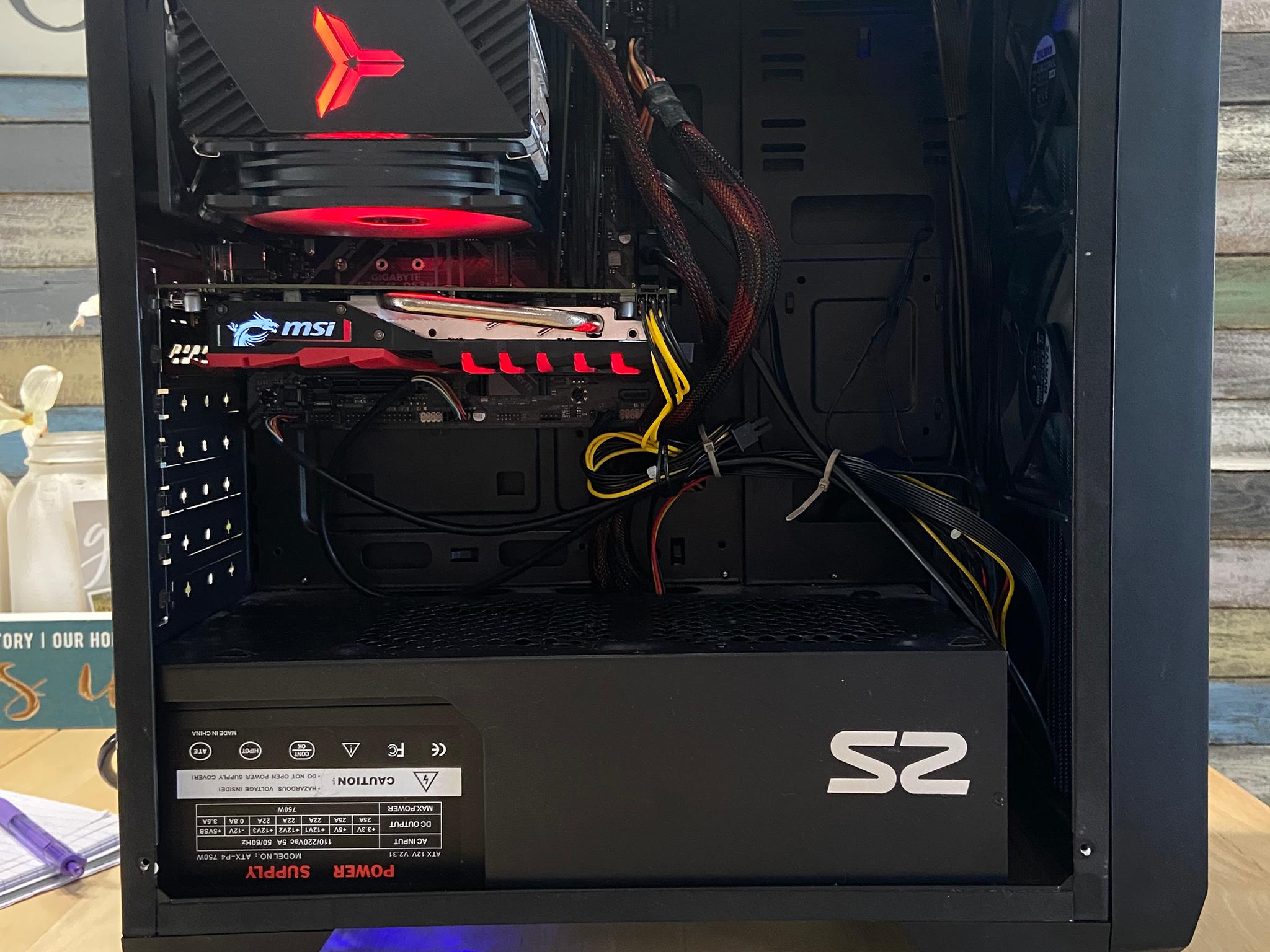 Gaming PC (Intel i5-9400 Quad Core/GTX 1050ti /16 GB DDR4 RAM + 512 GB SSD/750w PSU) See Description