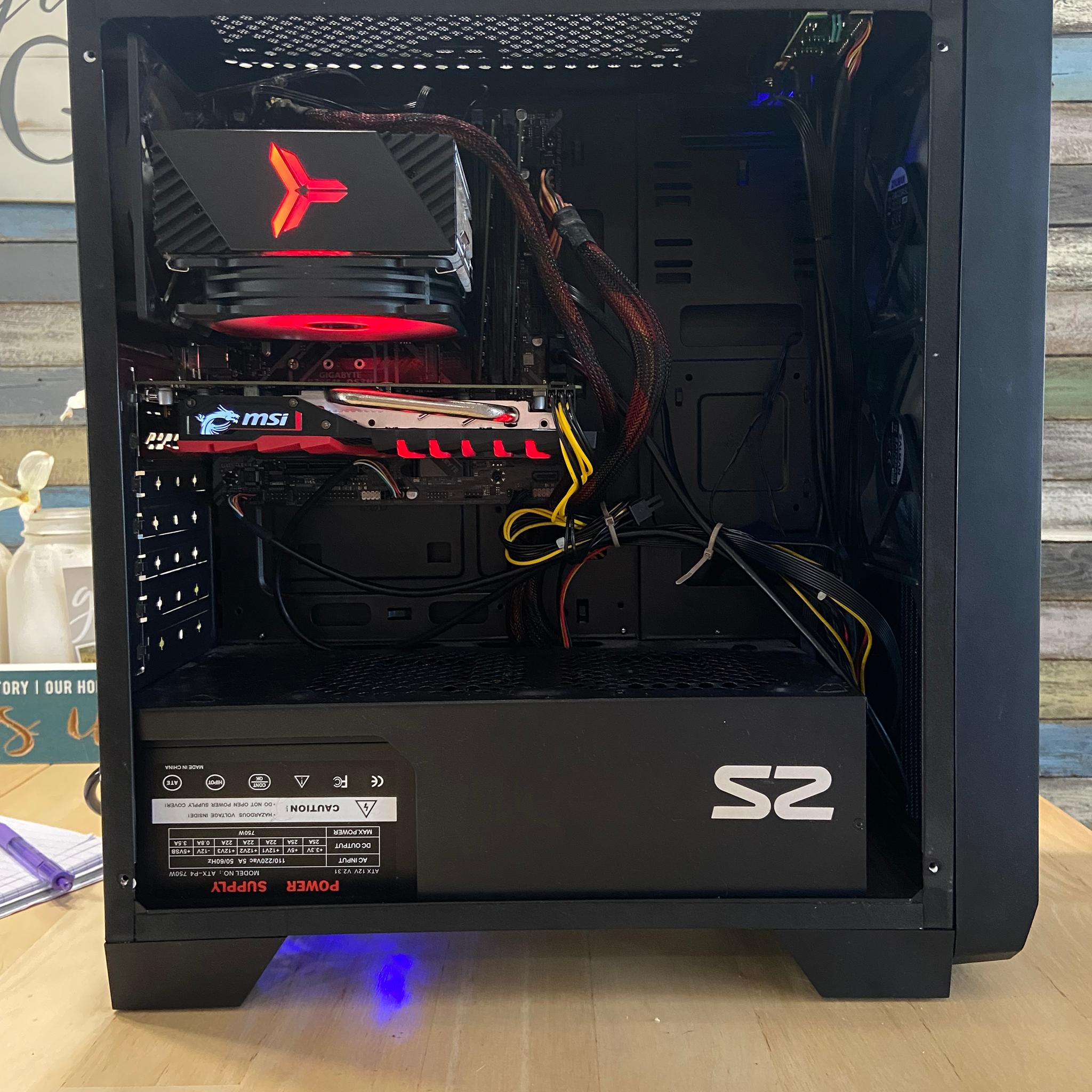 Gaming PC (Intel i5-9400 Quad Core/GTX 1050ti /16 GB DDR4 RAM + 512 GB SSD/750w PSU) See Description