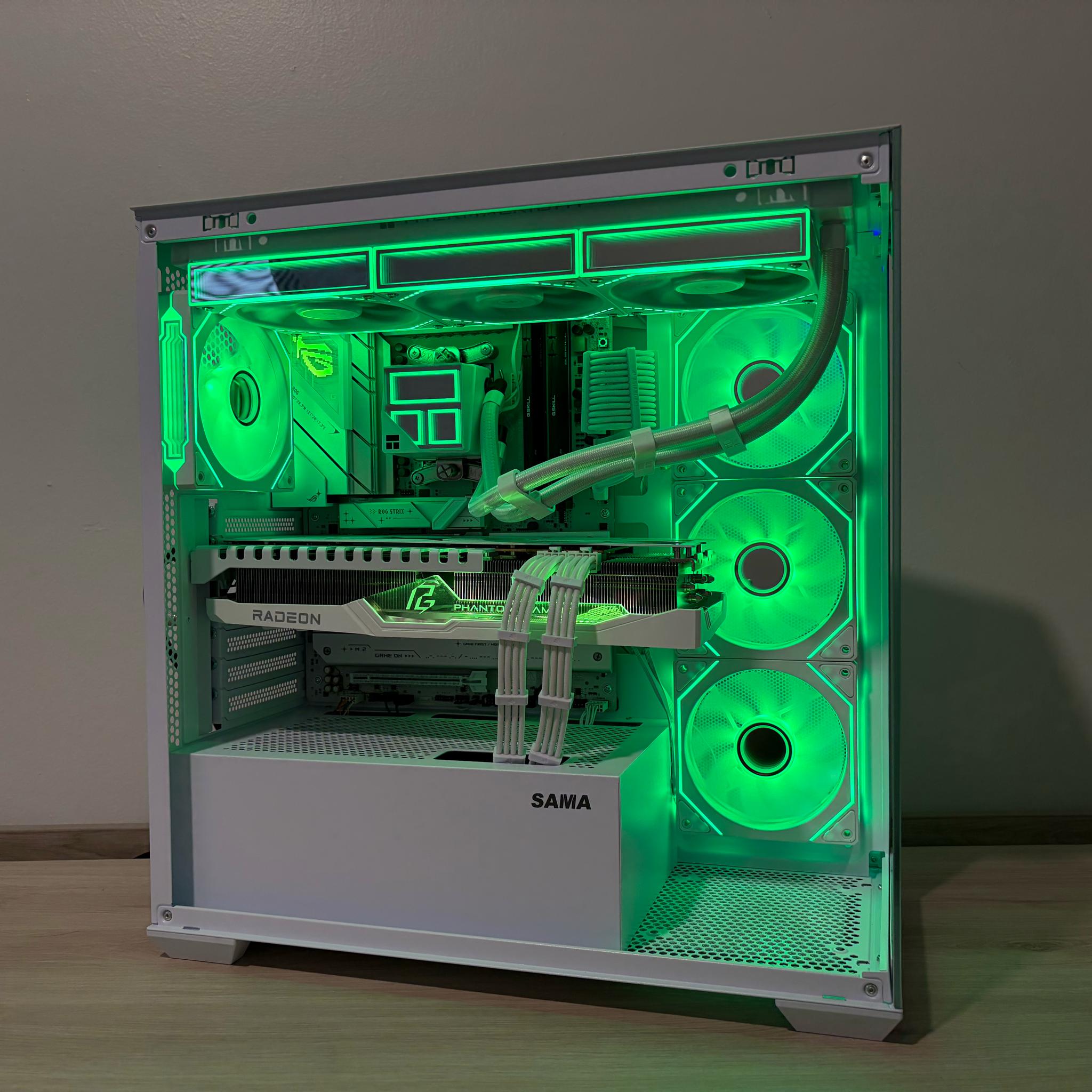 👻 Phantom 👻 Ryzen 5 9600X RX 7900 XT 20GB 32GB DDR5 1TB M.2 Win 11Pro Gaming PC