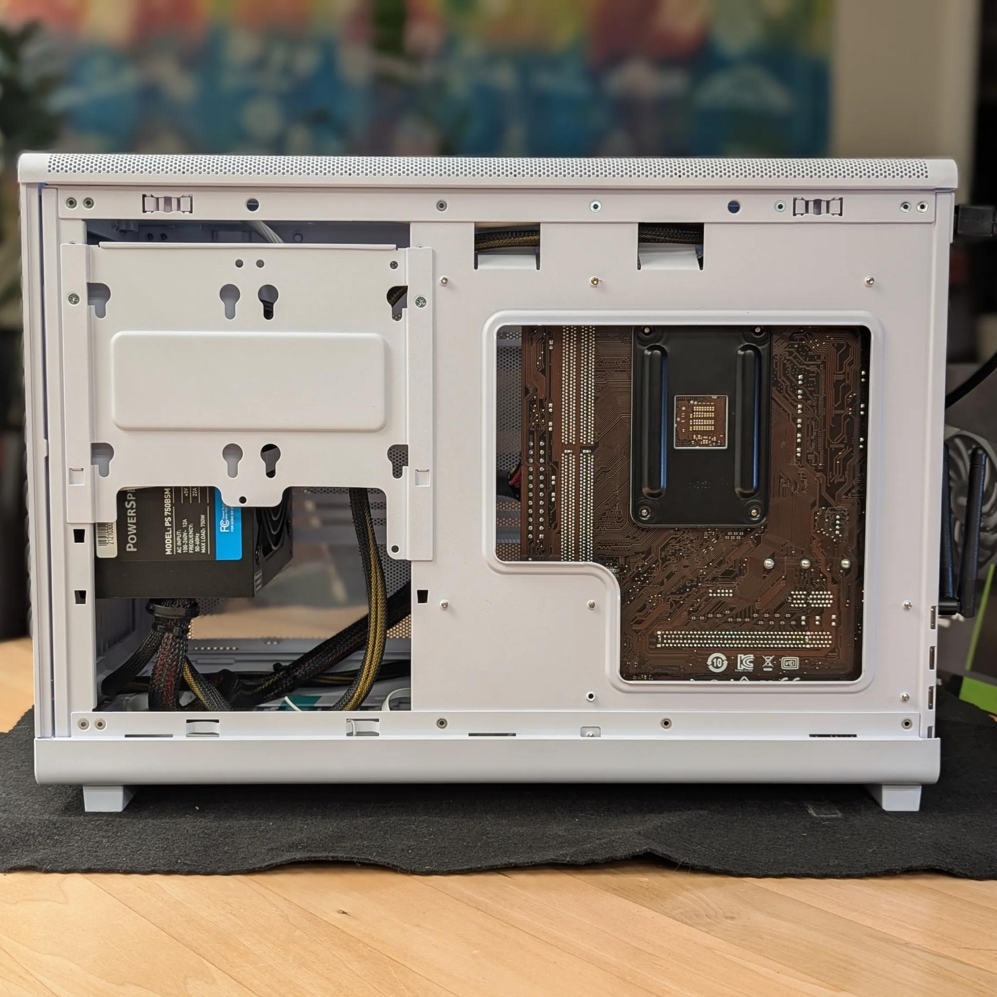 Glacier Forge ❄️ 3060 Ti | Ryzen 5600X | 16GB RAM | 1TB NVMe | WiFi & Windows 11 | MicroATX PC
