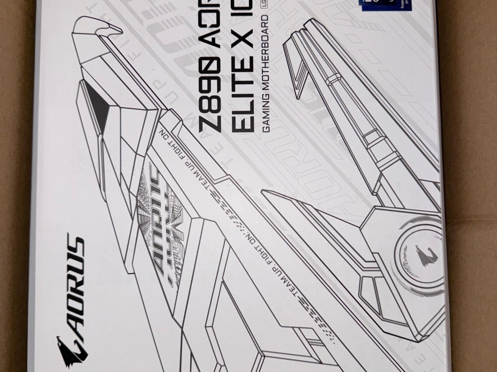 BRAND NEW! GIGABYTE Z890 AORUS ELITE X ICE Ultra Core, LGA 1851, DDR5, PCIE 5.0, ATX, WIFI 7.
