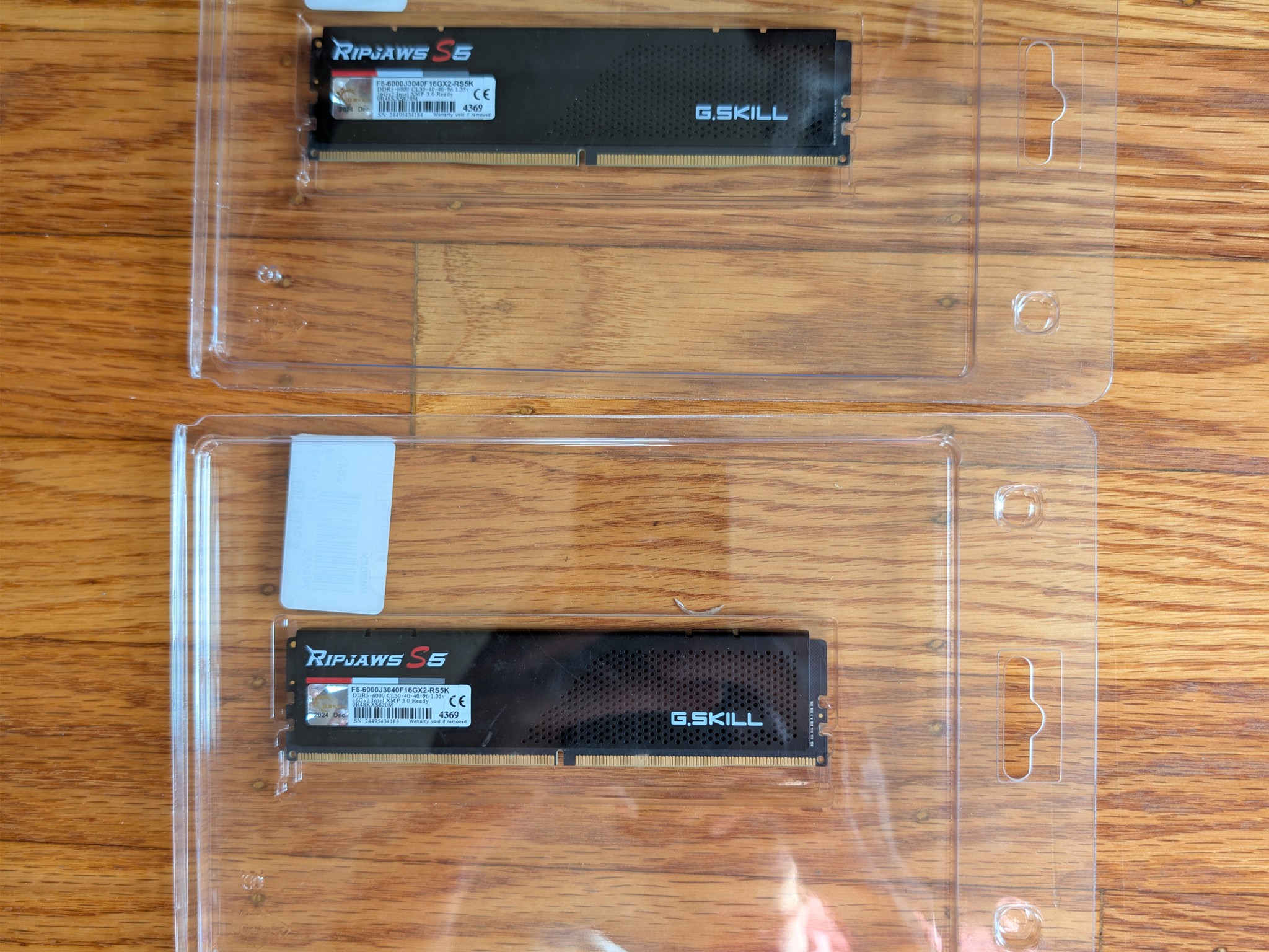 G.SKILL Ripjaws S5 32GB (2x16GB) DDR5-6000 CL30 | Hynix IC | Tested & Fully Functional