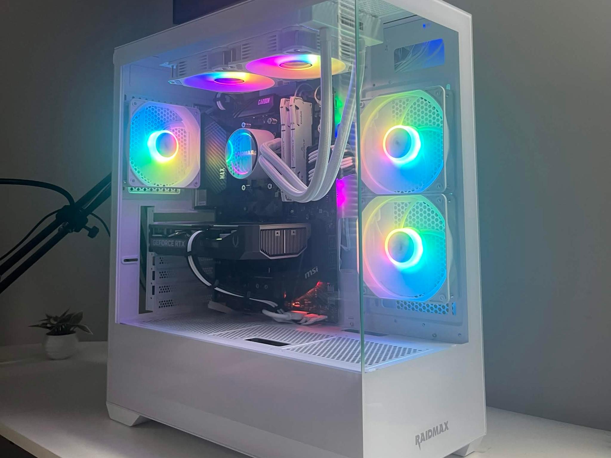 🖥️ RTX 5060 | Ryzen 5 5600x | 32gb DDR4 Ram | Water Cooled White Gaming PC