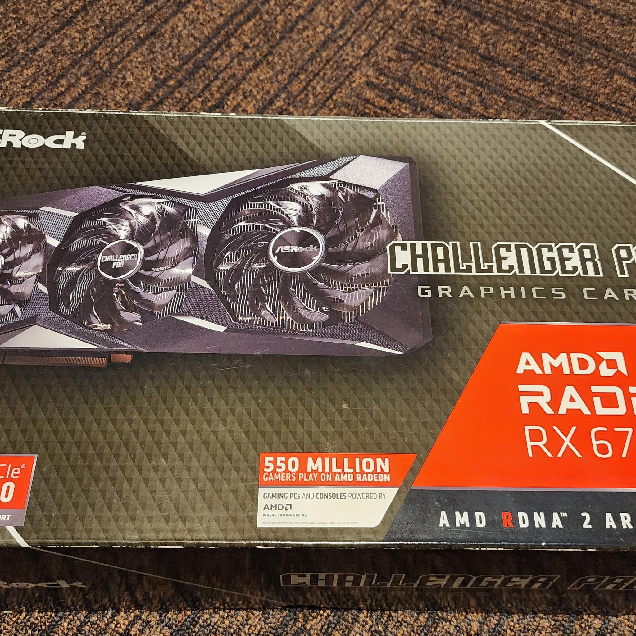 Radeon 6700 XT Challenger Pro OC 12GB Triple-Fan GPU – Tested, Boxed