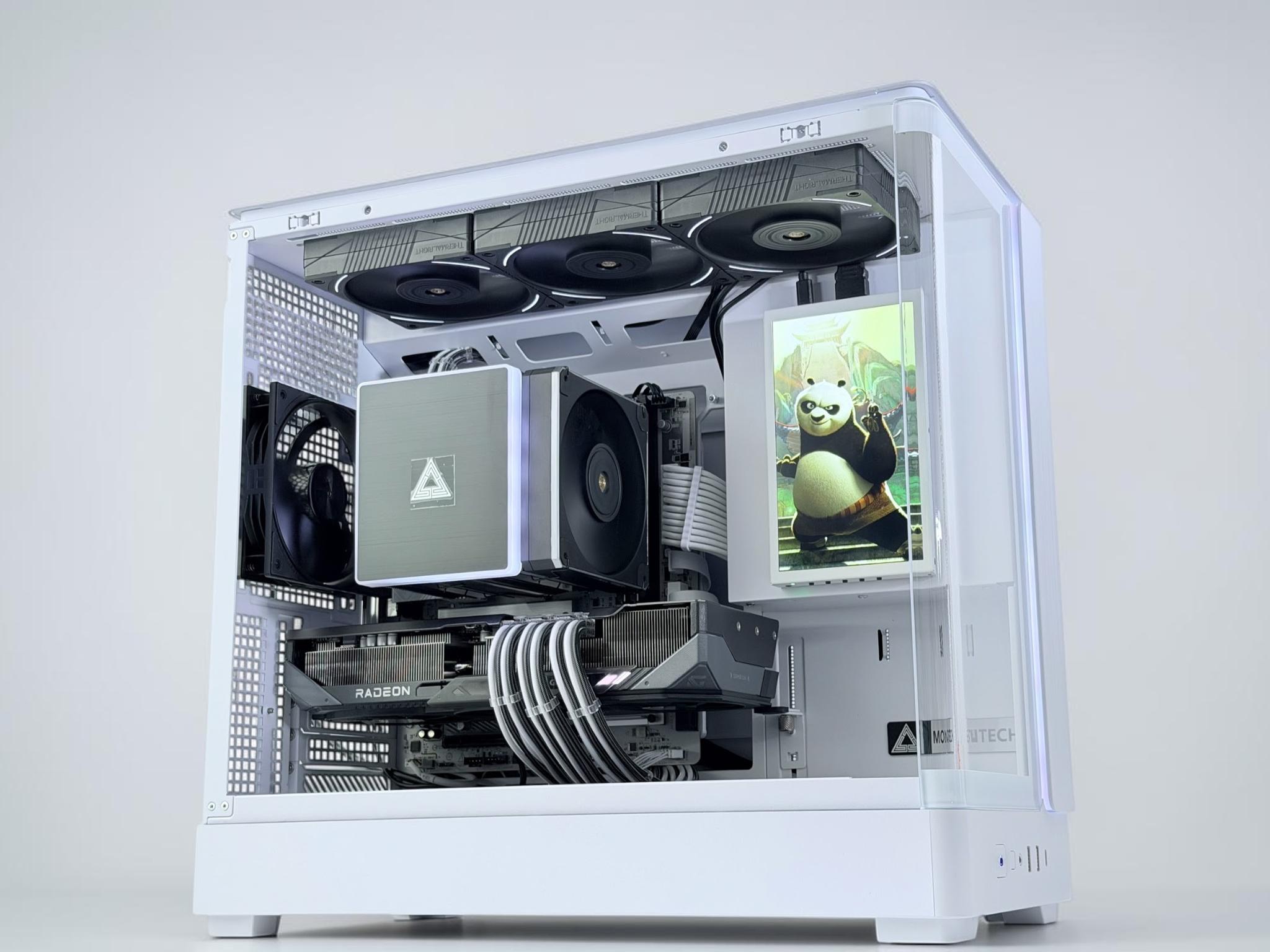 🥋P🐼ྀིnda Gaming PC⚪ AMD RX 9070 XT 16GB⚪ AMD RYZEN 7 7800X3D ⚪32GB DDR5⚪1TB NVME