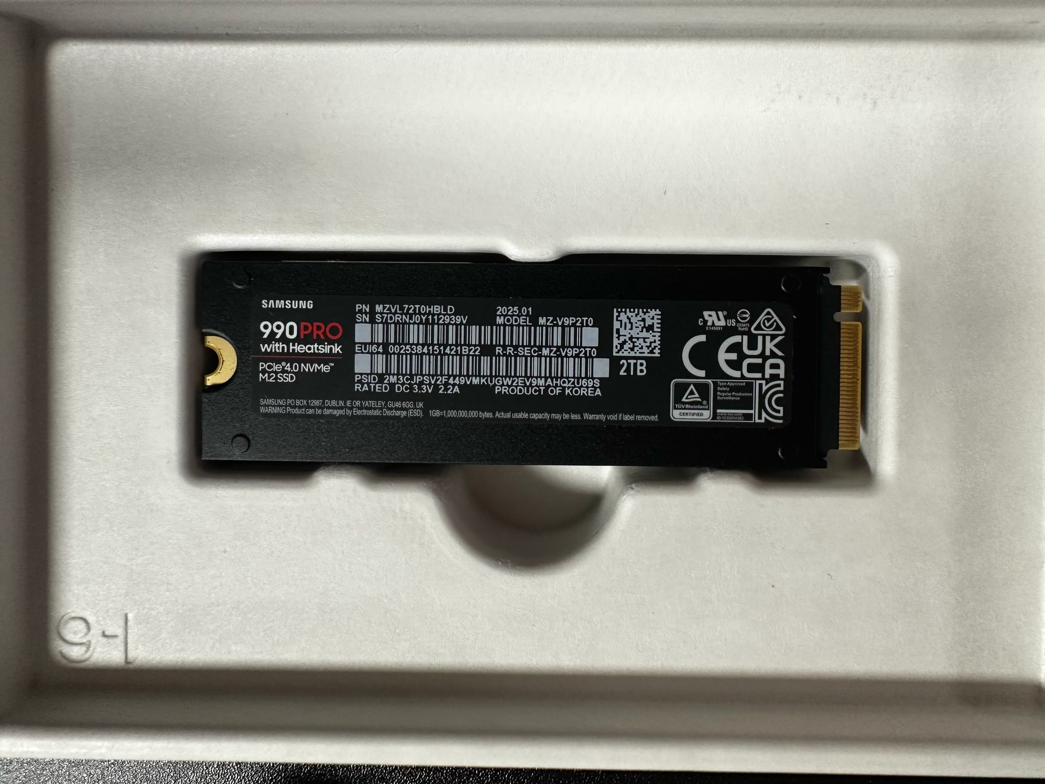 SSD 990 PRO with Heatsink