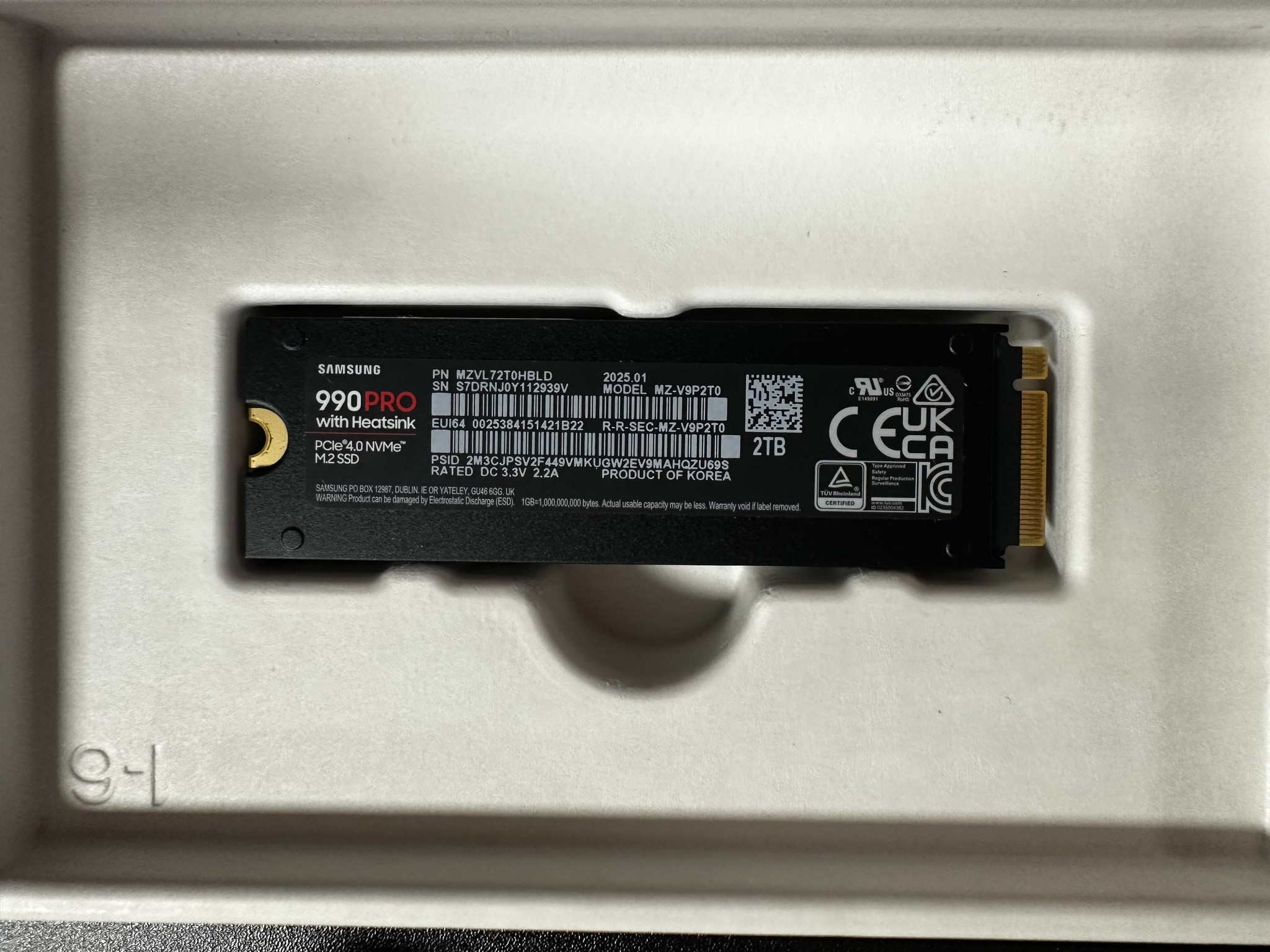 SSD 990 PRO with Heatsink