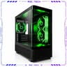 Black Curved Glass ARGB Tempered Glass MATX Mid-Tower Gaming PC Case