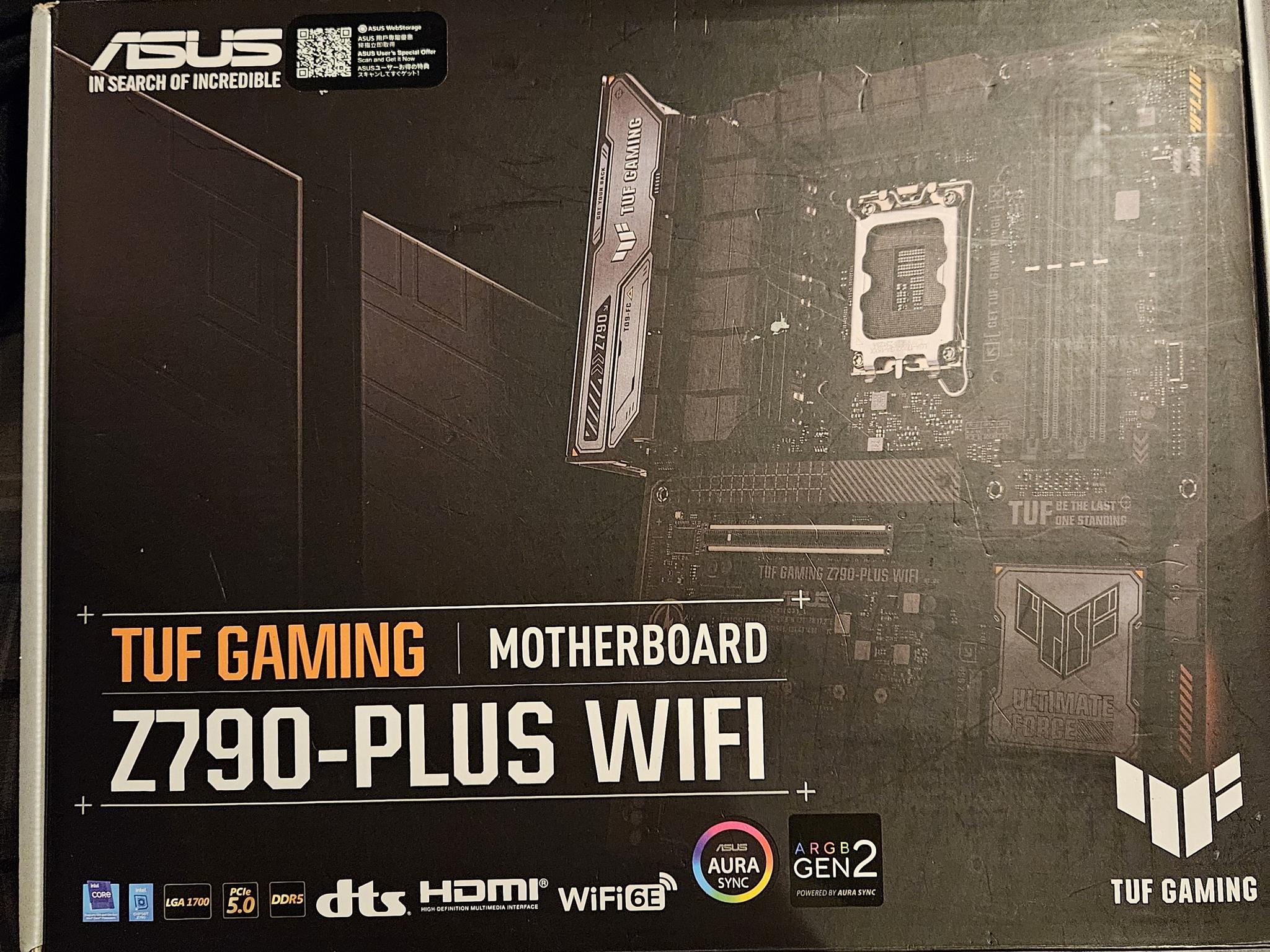 Asus TUF Gaming Z790-Plus Wifi and Intel Core i5-13600k