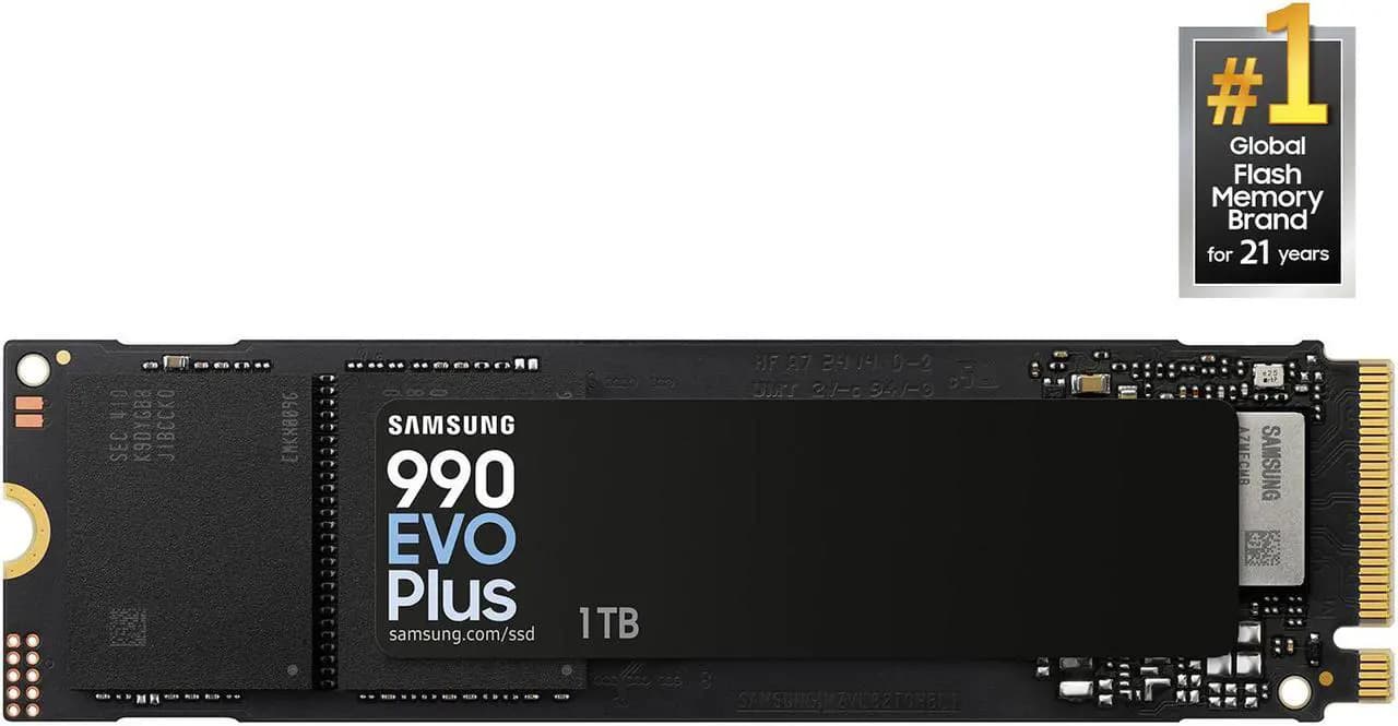 Samsung 990 EVO PLUS 1TB NVME m.2 SSD Pcie 4x4 5x2