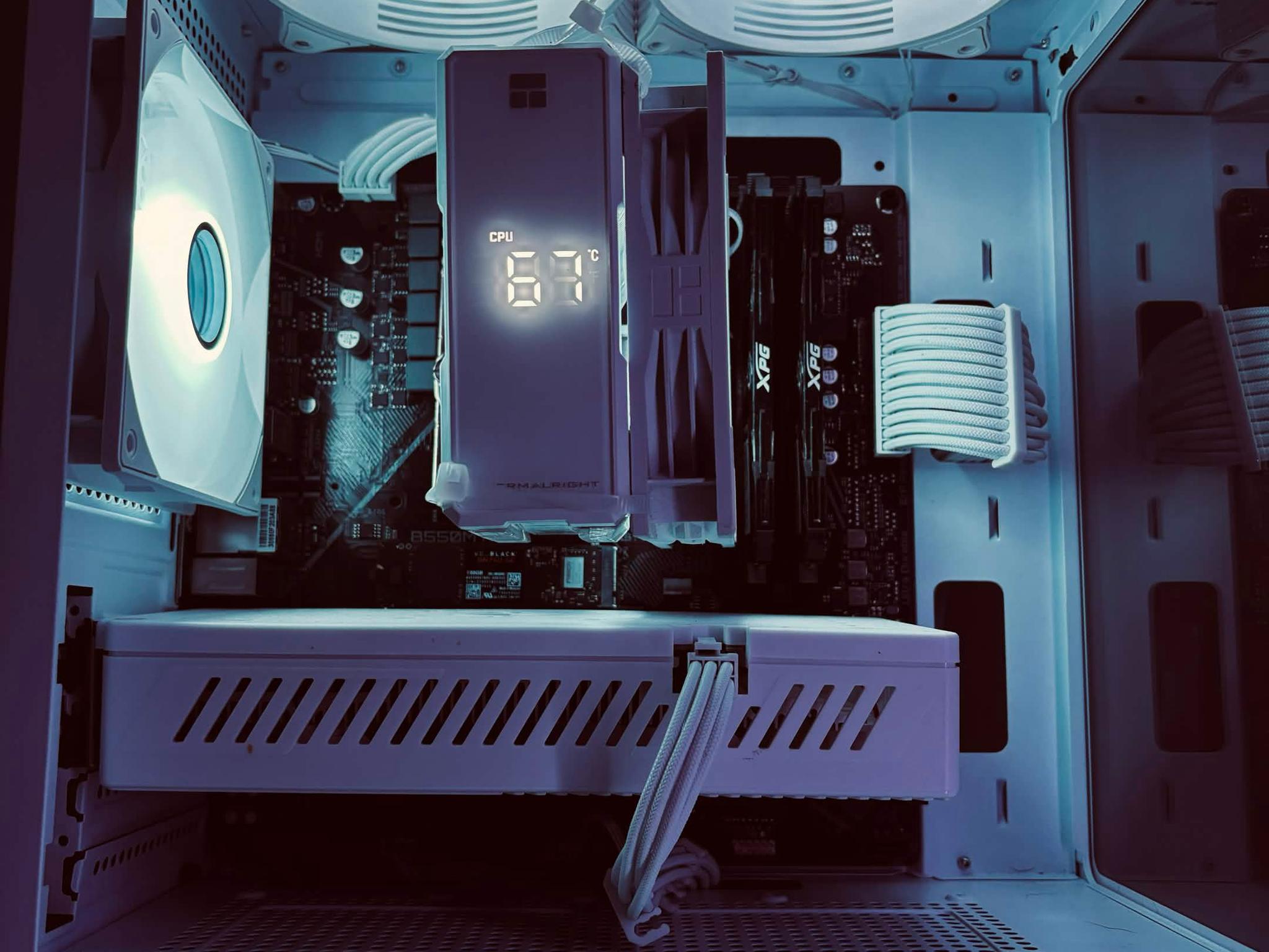White Gaming PC Build