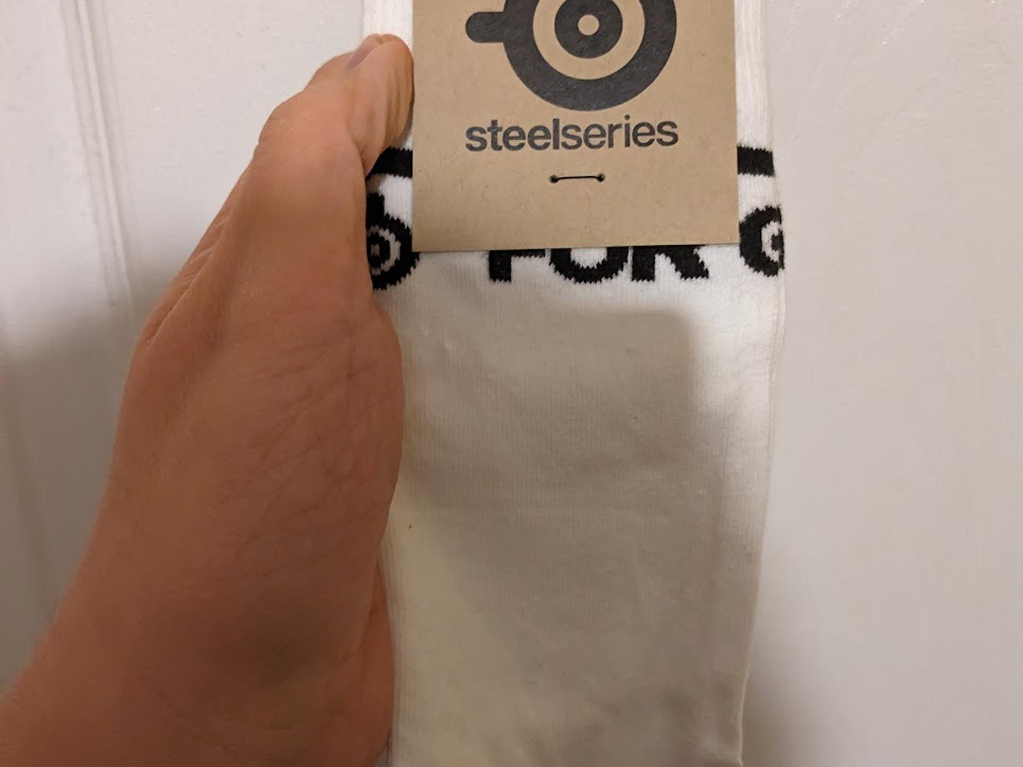 New Open Box SteelSeries Socks, White