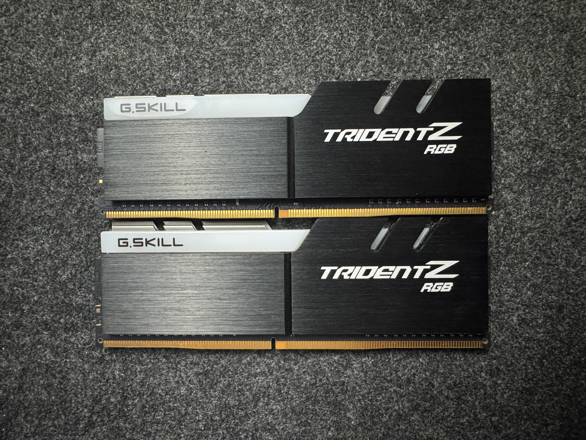 4 sticks of G.Skill TridentZ RGB 32GB DDR4 (4x8GB)