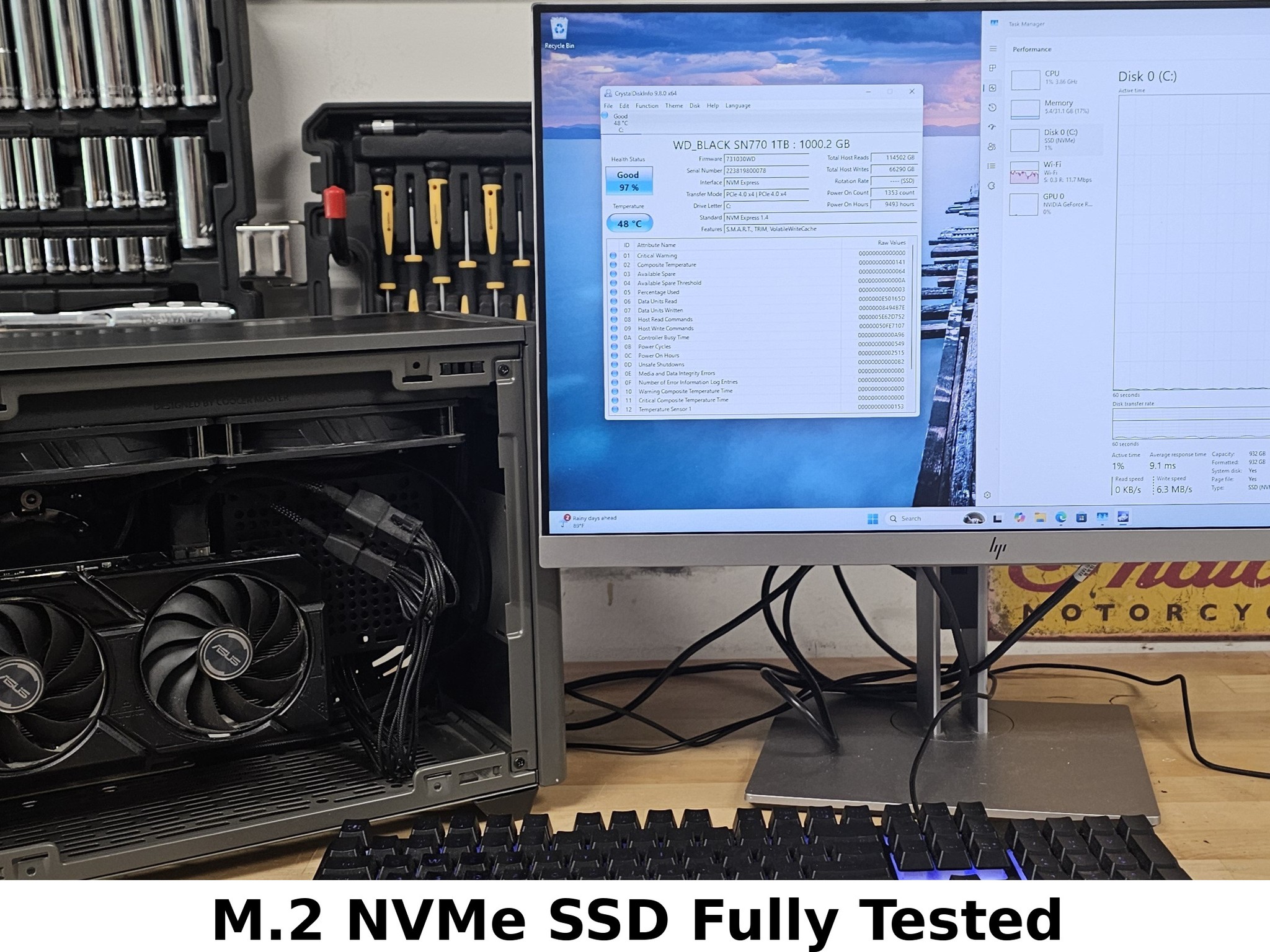 1TB NVMe M.2 SSD WD Black SN770
