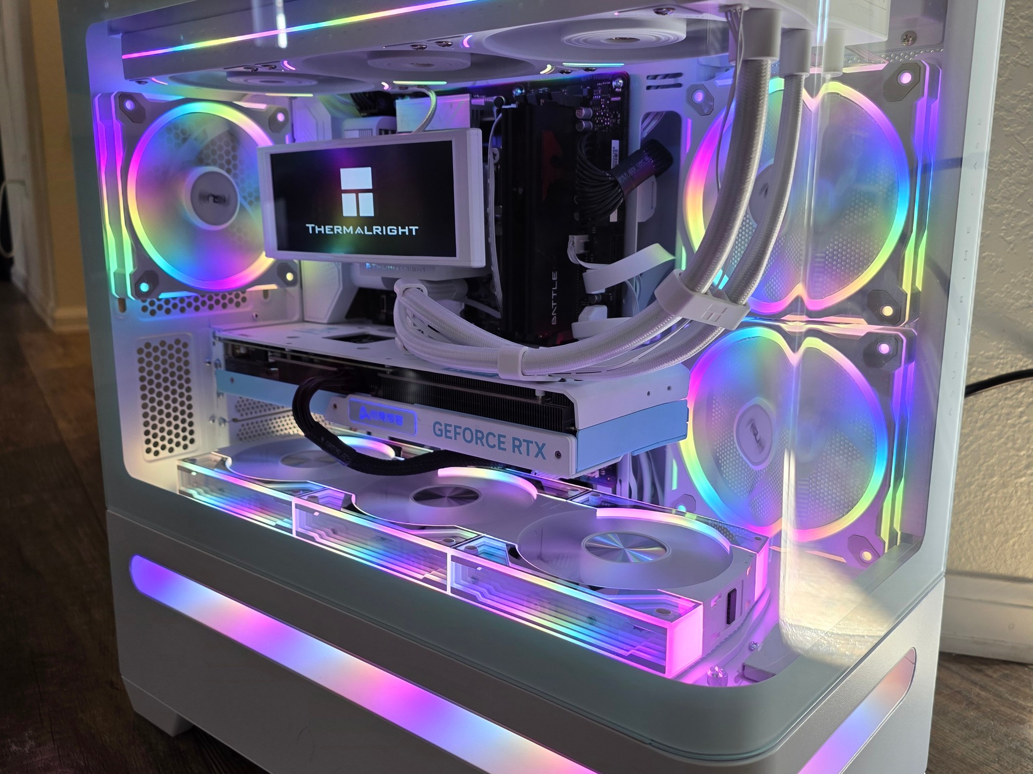 All White Clean Aesthetic! 14900F | RTX 4070Ti | 32GB DDR4 | 1TB NVME SSD