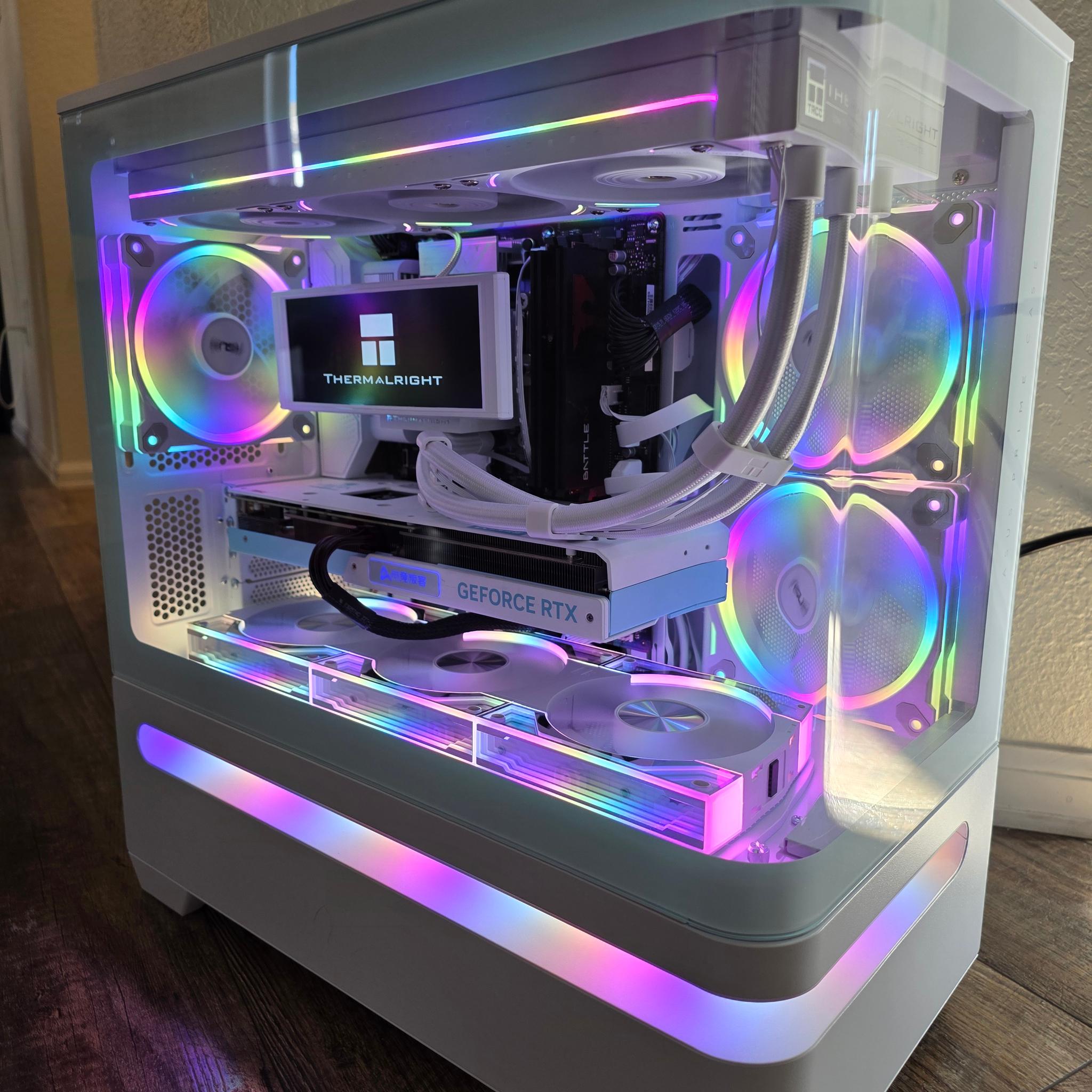 All White Clean Aesthetic! 14900F | RTX 4070Ti | 32GB DDR4 | 1TB NVME SSD